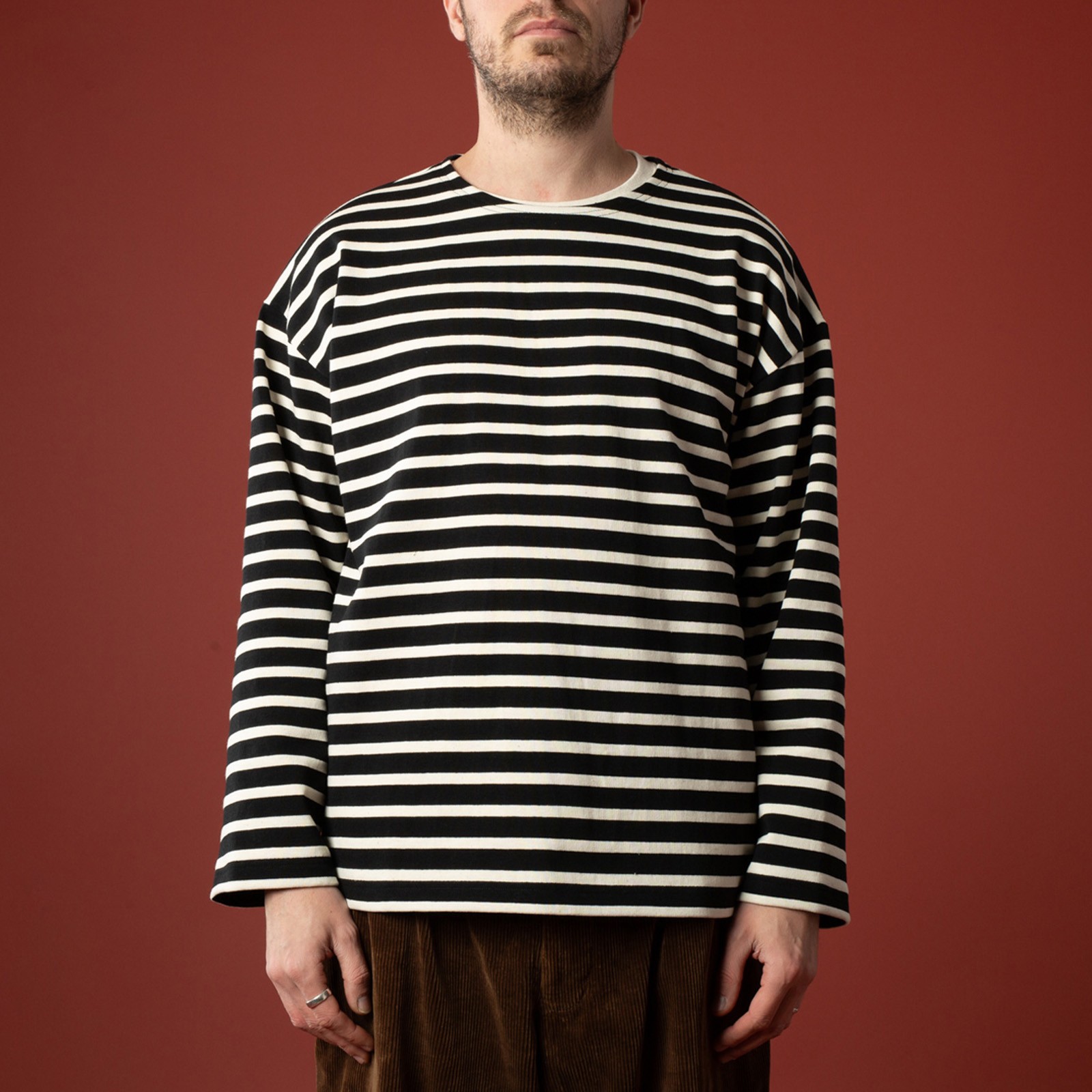Le Minor x Flâneurs Marinière Loose Noir/Écru