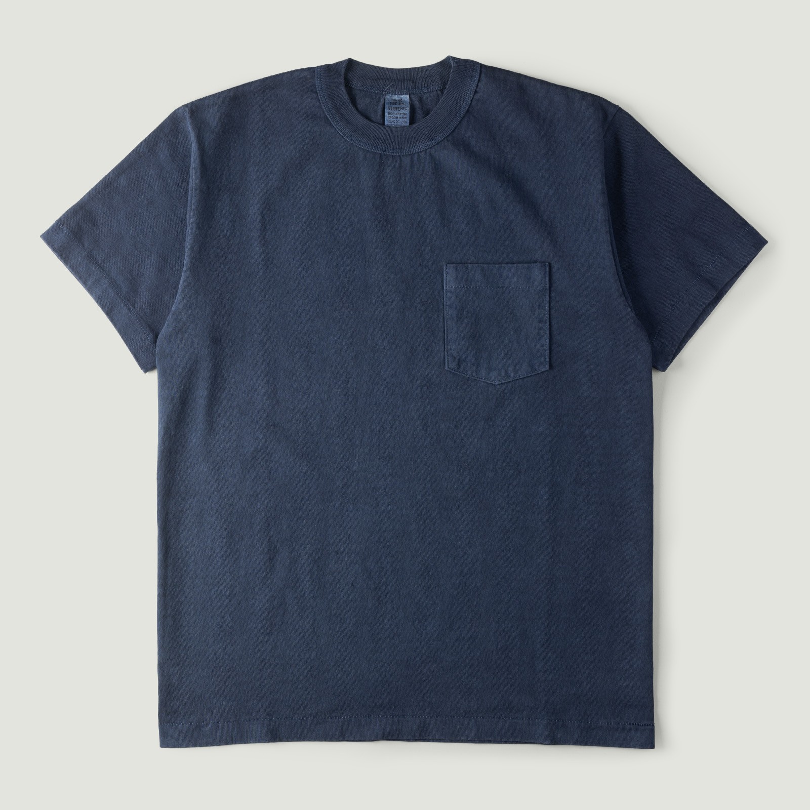 Image-Flâneurs_XX DEVELOPMENT / "SURE MFG" 7,5oz Pocket S/S Tee Nasvy Blue_Vignette