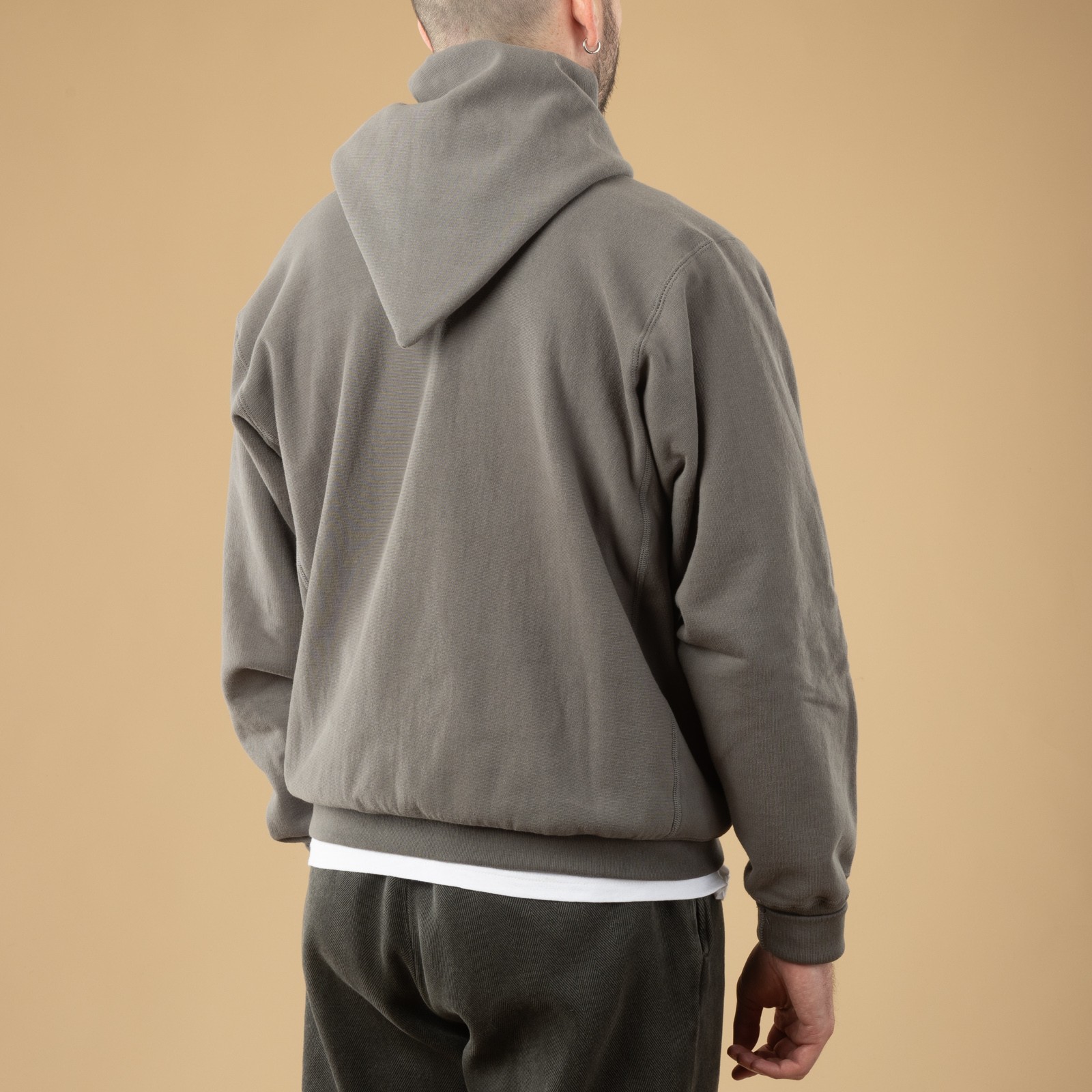 Image-Flâneurs_XX DEVELOPMENT / "SURE MFG" The Californians 60's Hoodie charcoal_de-dos