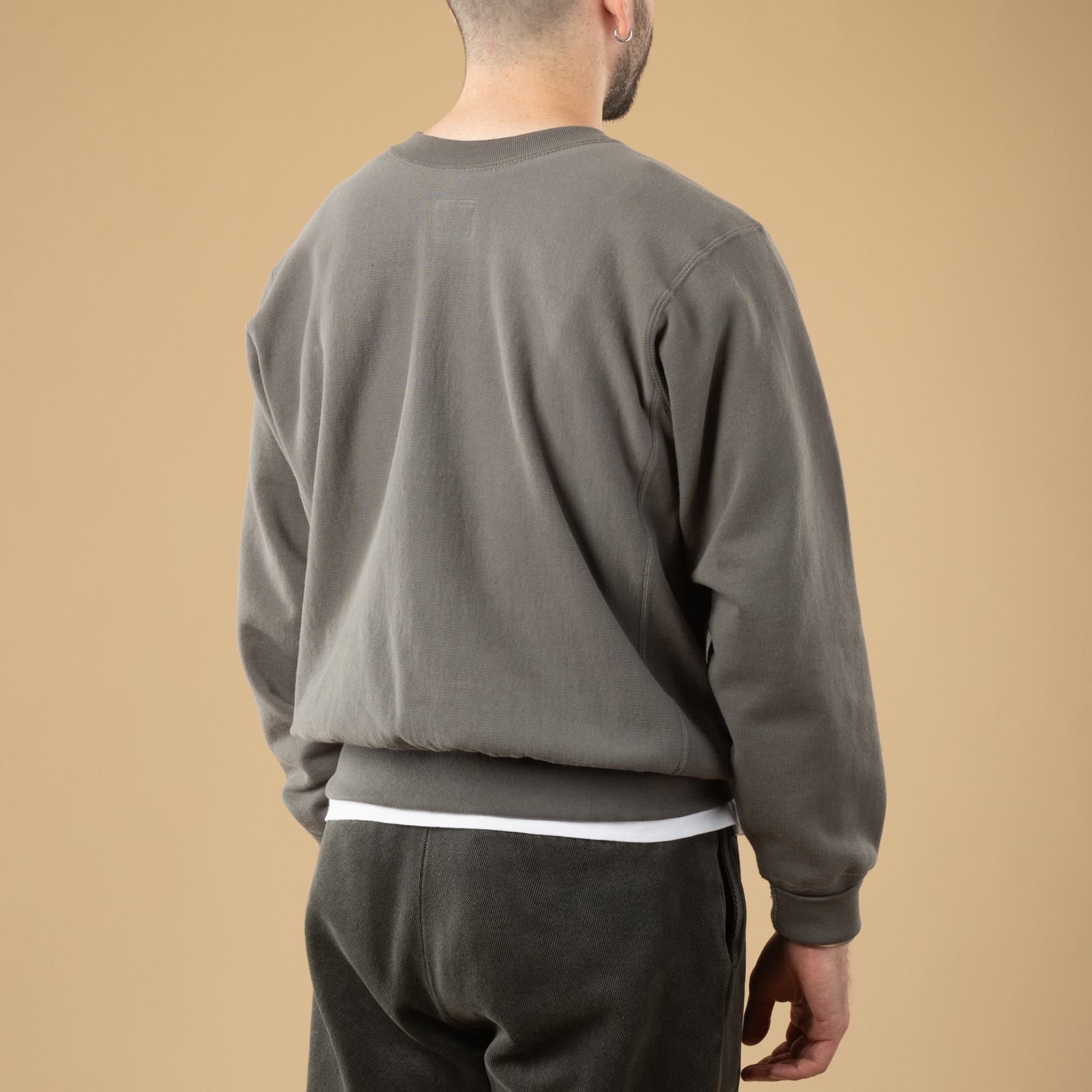 Image-Flâneurs_XX DEVELOPMENT / "SURE MFG" The Californians 60's Sweatshirt Charcoal_de-dos