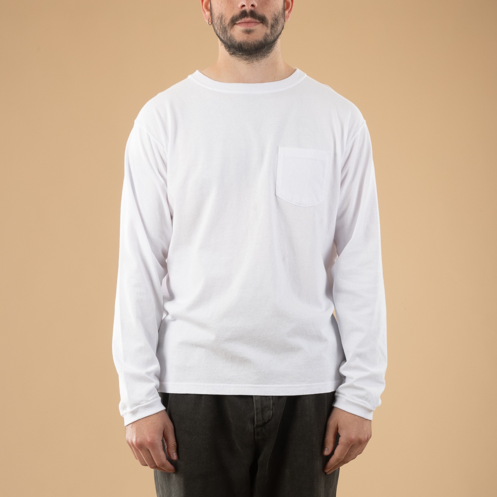 Image-Flâneurs_GOOD ON / Long Sleeve Pocket Crew Tee_de-face
