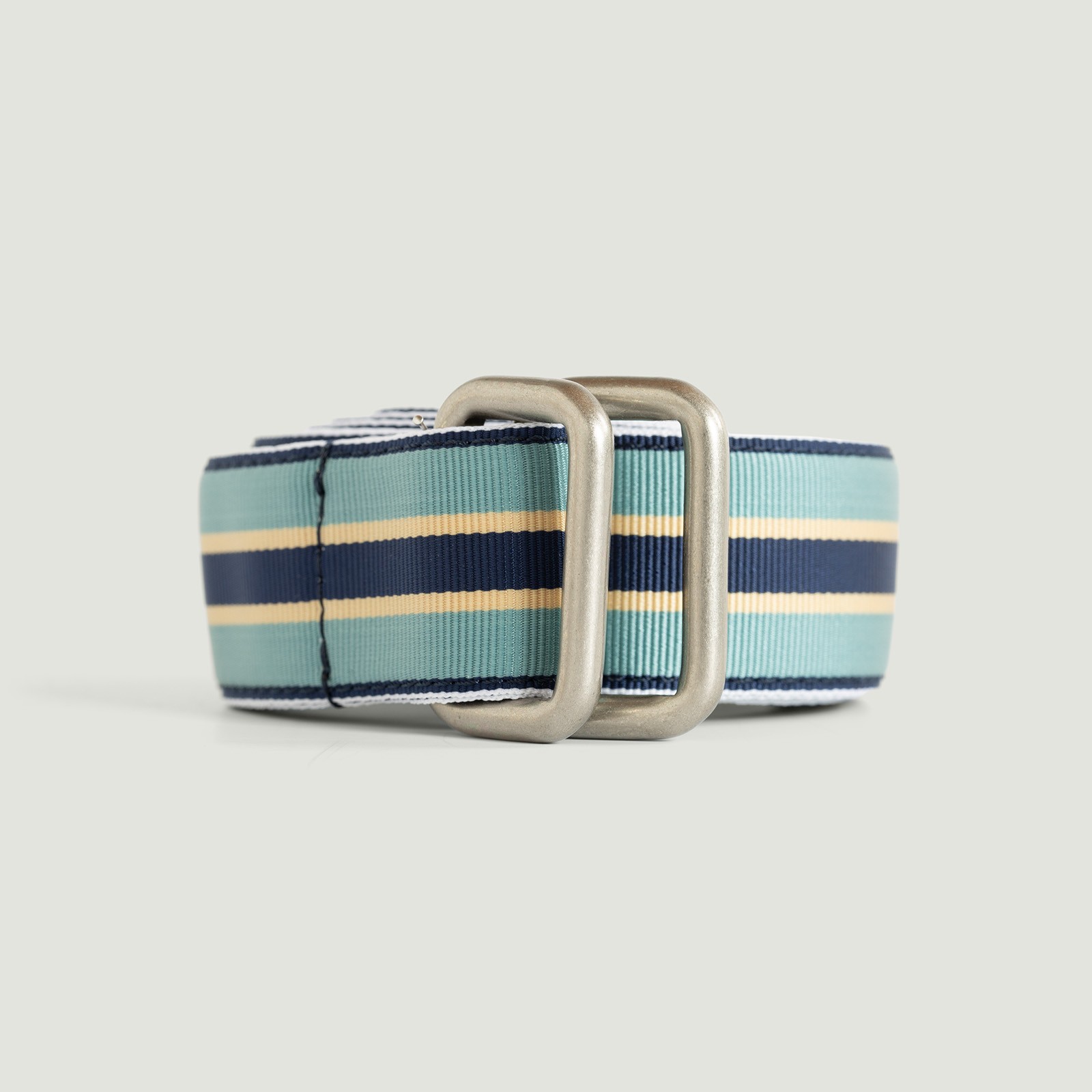 Vignettes flâneurs ceinture tissu BEAMS PLUS Grosgrain Tape Double Ring Belt sax