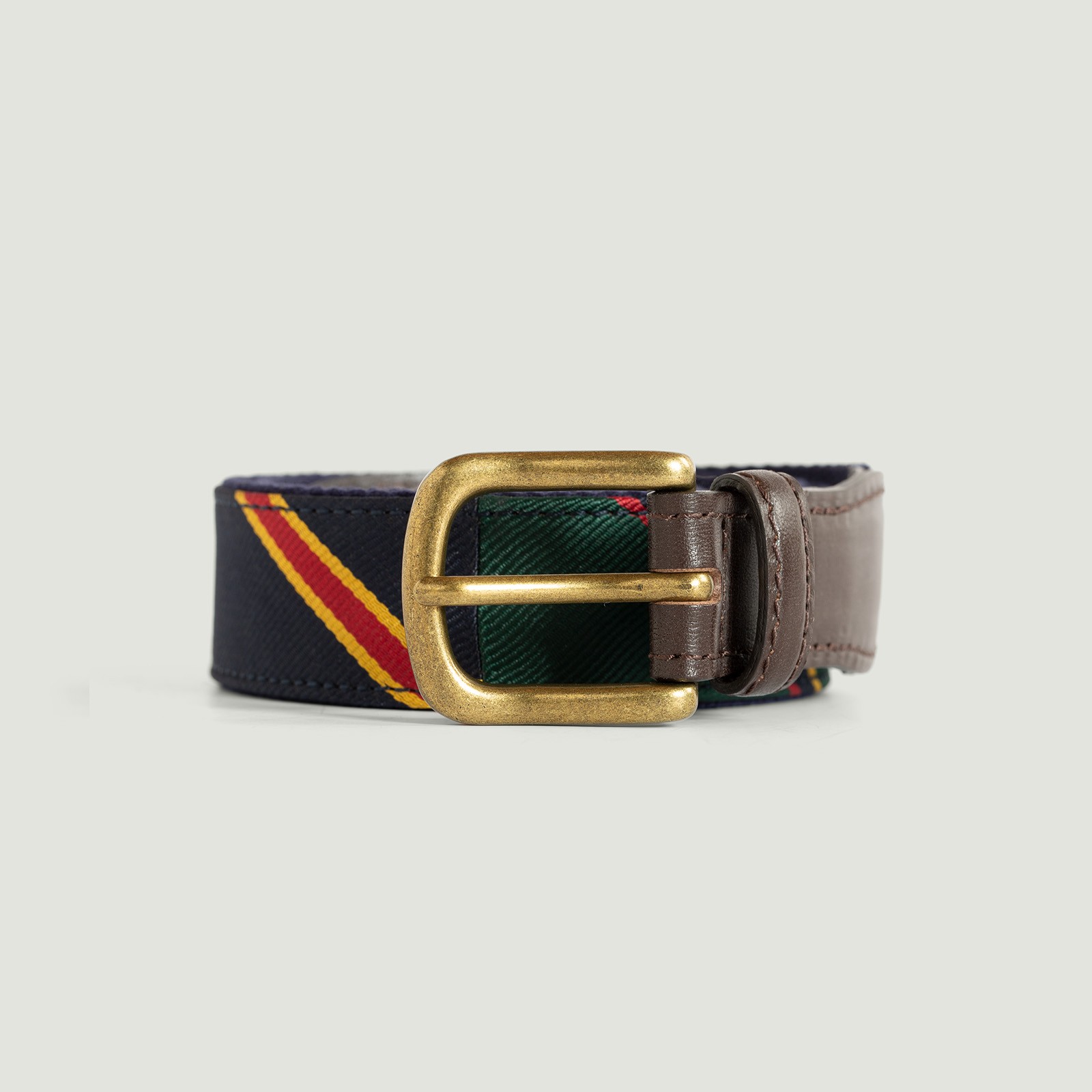 Vignettes flâneurs ceinture tissu BEAMS PLUS  Leather Tab Ribbon Belt panel