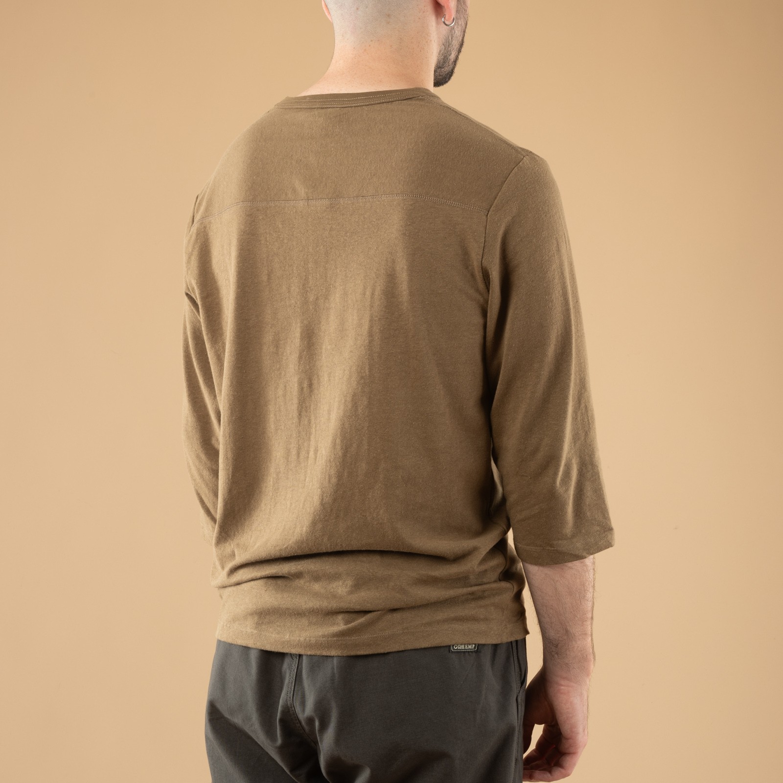 Basic Football Tee Saddle Brown