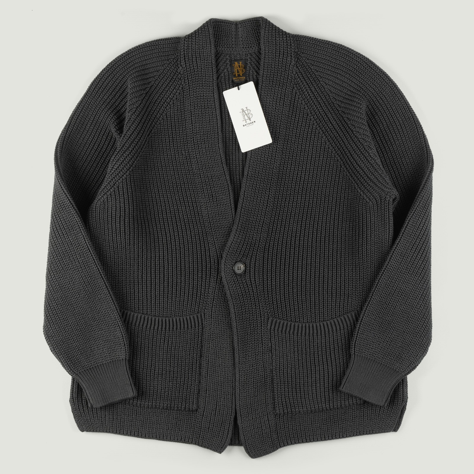Signature Waso Cardigan Dark Gray