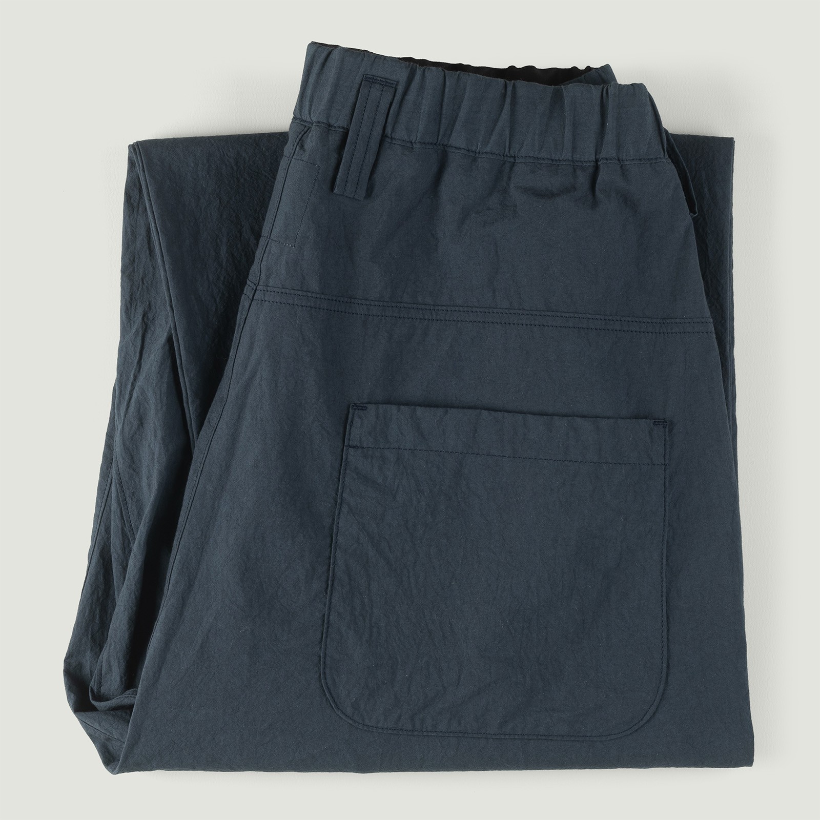 Tenpi Baggy Trouser in Iron Navy