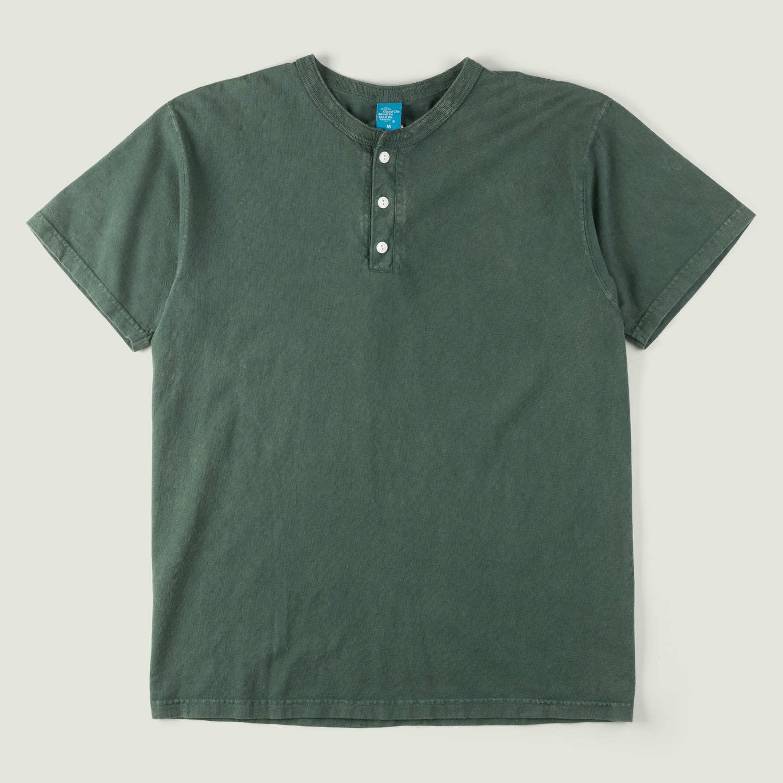 Image-Flâneurs_GOOD ON / Short Sleeve Crew T-shirt Vintage Dye Dark Green_Vignette