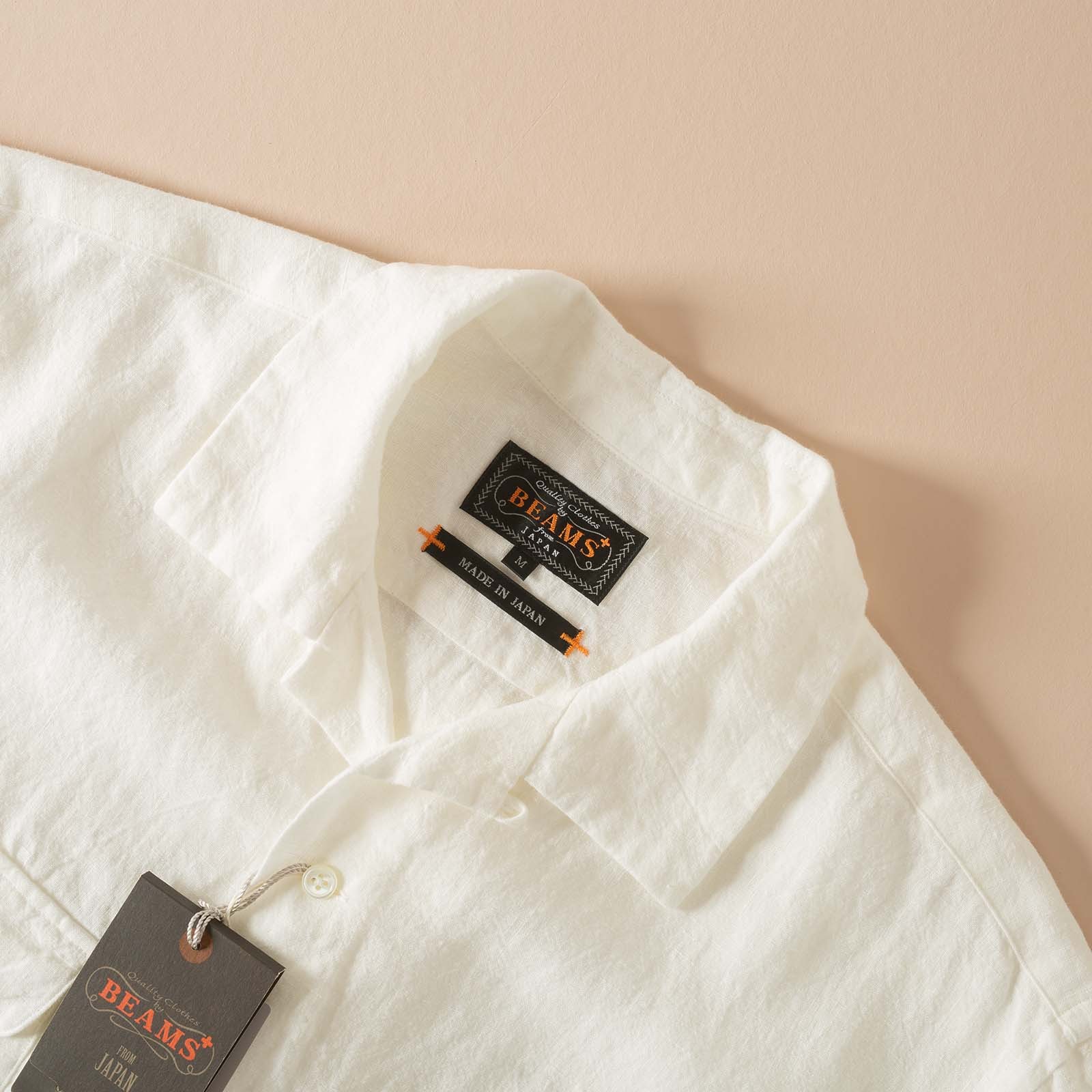 Open Collar 1/40 Linen White
