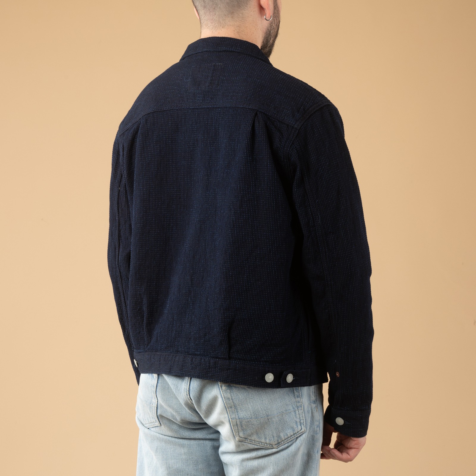 3220 12oz Type II Cube Sashiko Denim Jacket