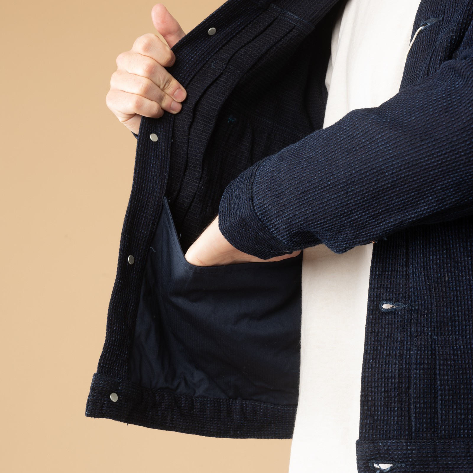 3220 12oz Type II Cube Sashiko Denim Jacket