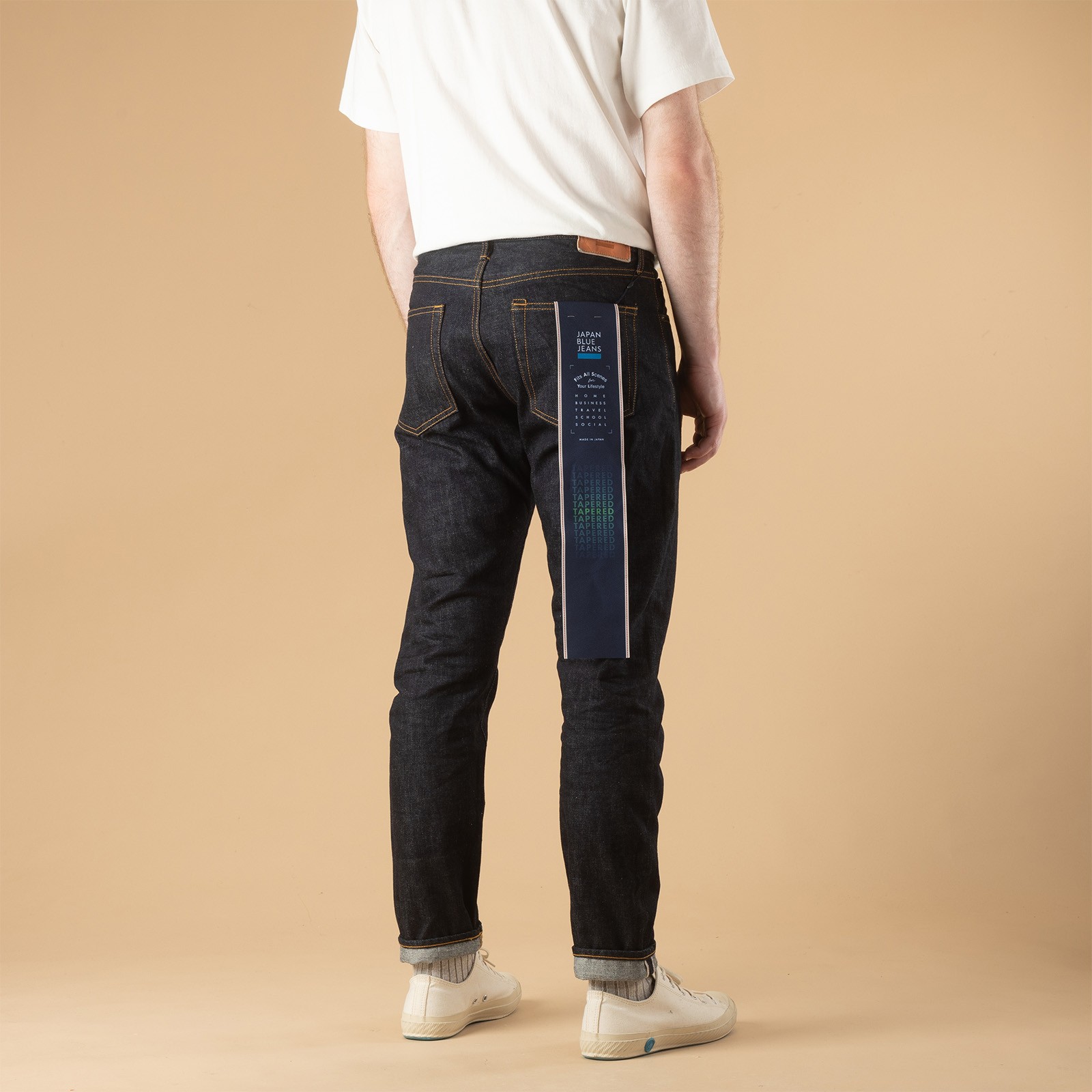 Image-Flâneurs_JAPAN BLUE JEANS / J201 Tapered Fit 14,8oz_de-dos
