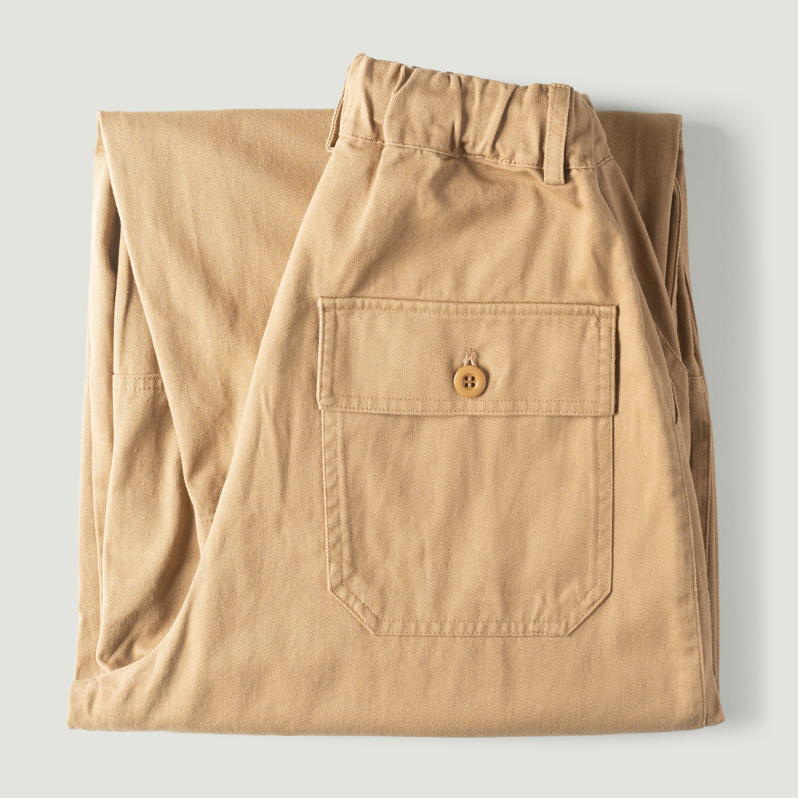 Twill Balloon Pants Beige