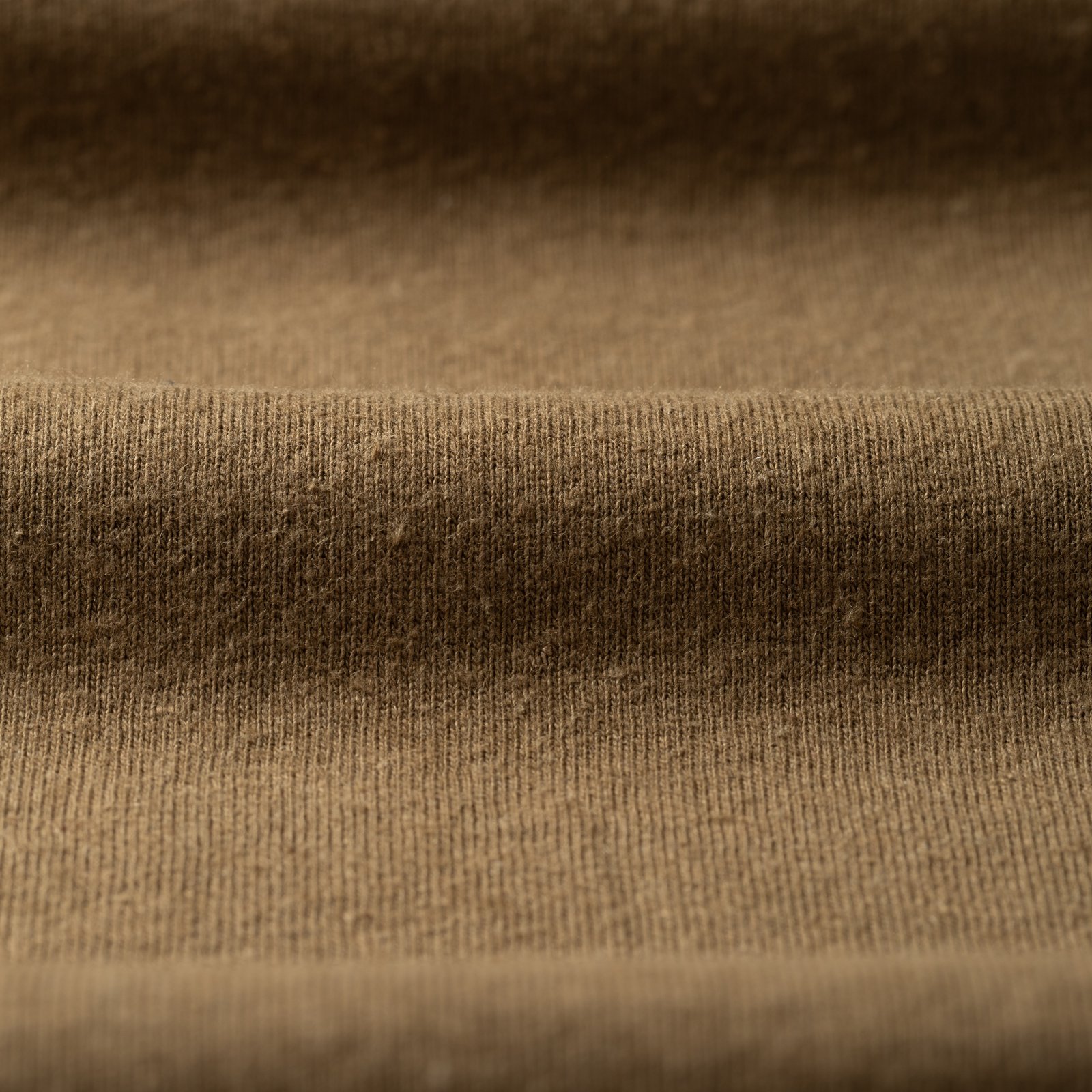 Image-Flâneurs_GOHEMP / Basic Football Tee Saddle Brown_détail-matière