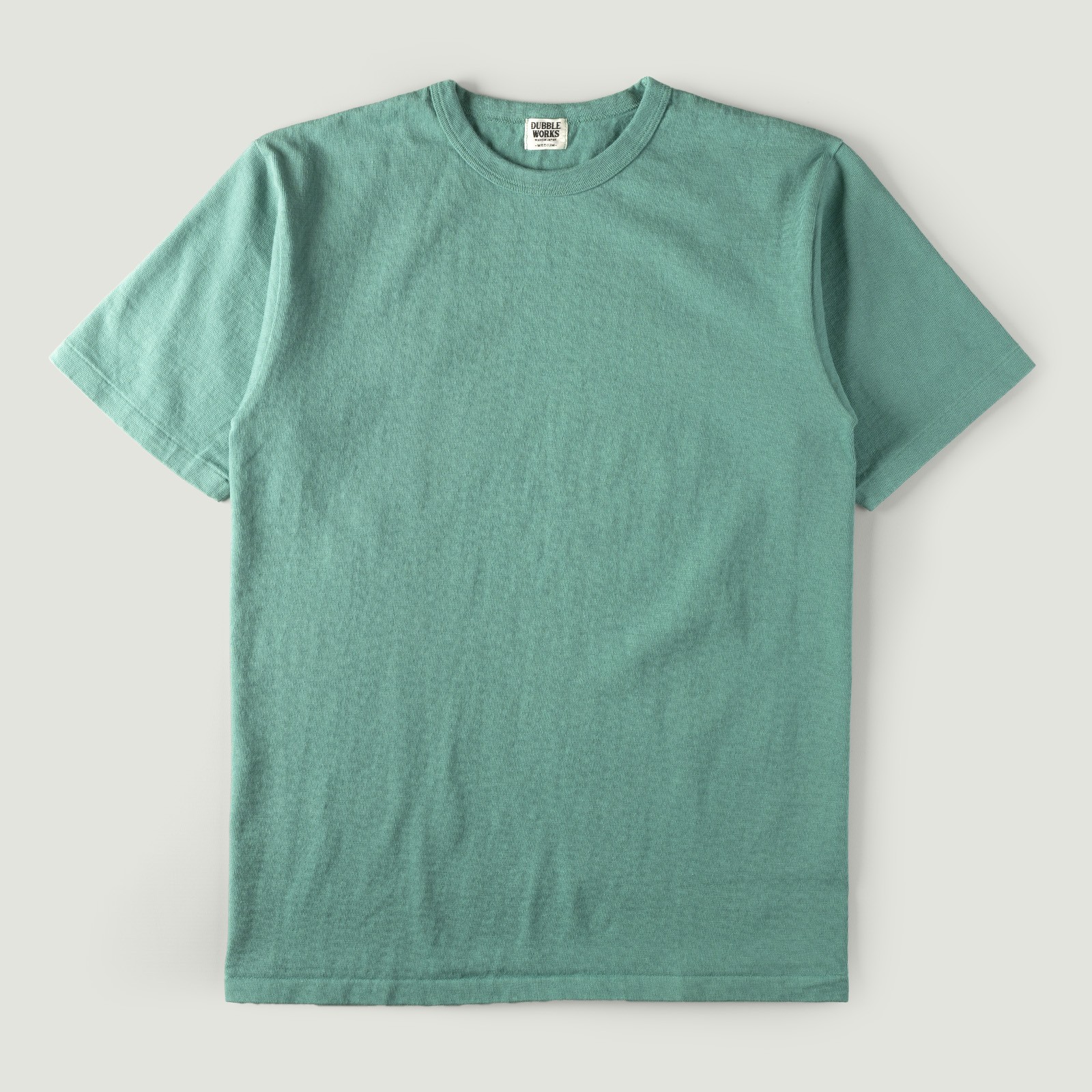 Image-DUBBLE WORKS / Heavyweight Short Sleeve Tee Emerald_Vignette