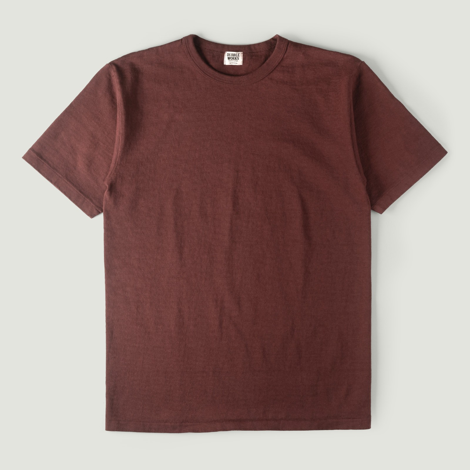 Heavyweight Short Sleeve Tee Bordeaux