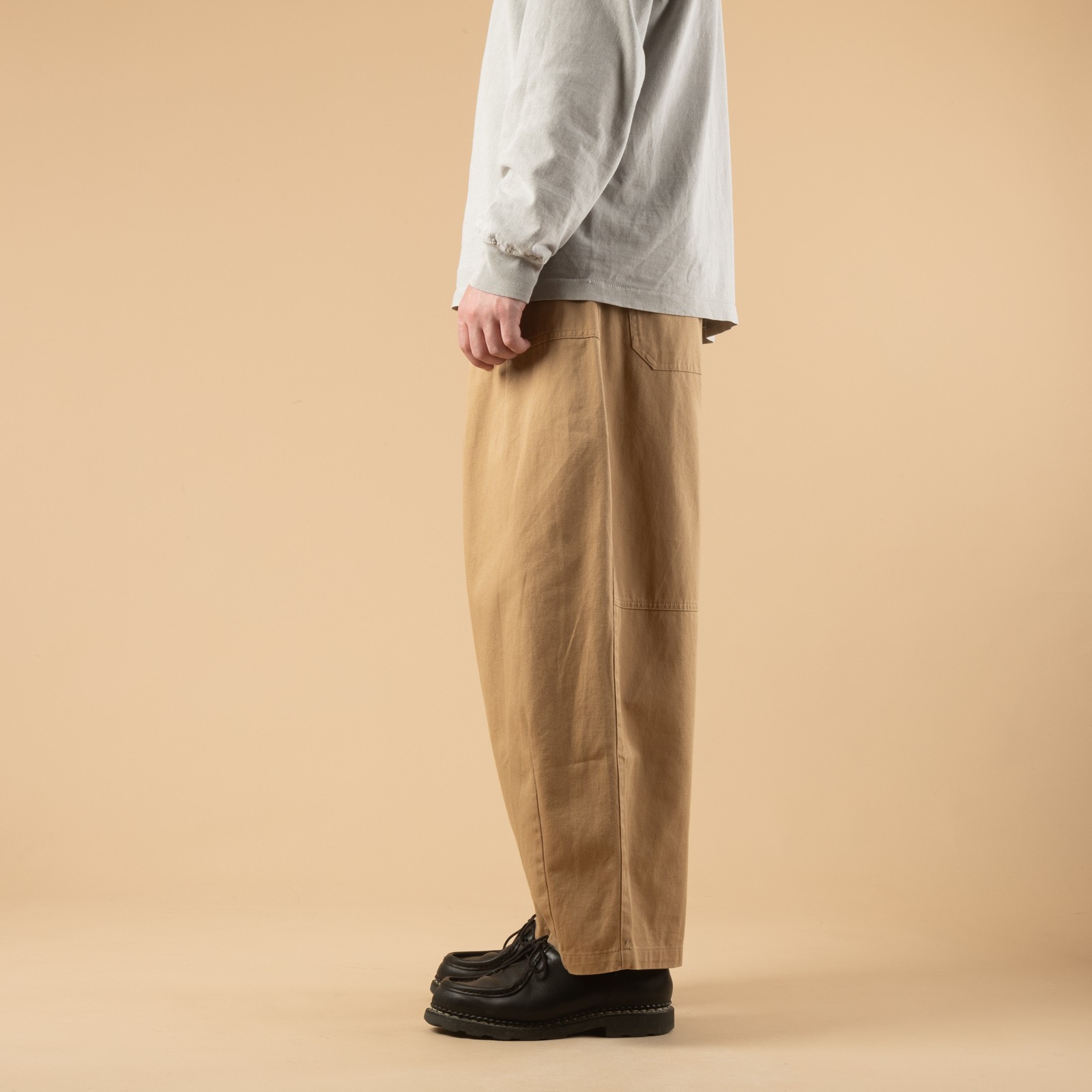 Twill Balloon Pants Beige