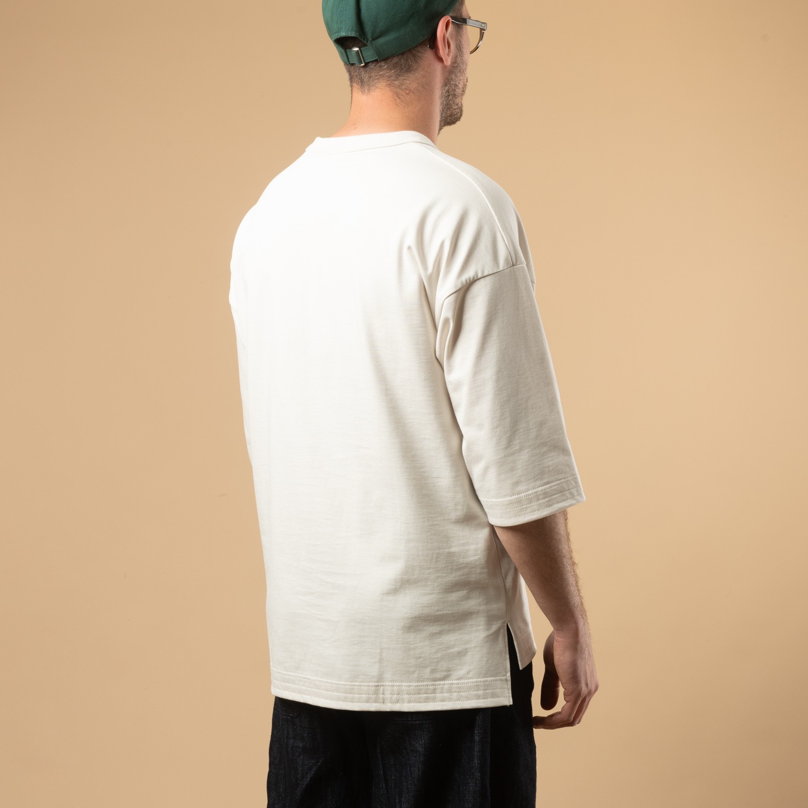 Image-Flâneurs_Grace HS T-Shirt Rosin White_de-dos