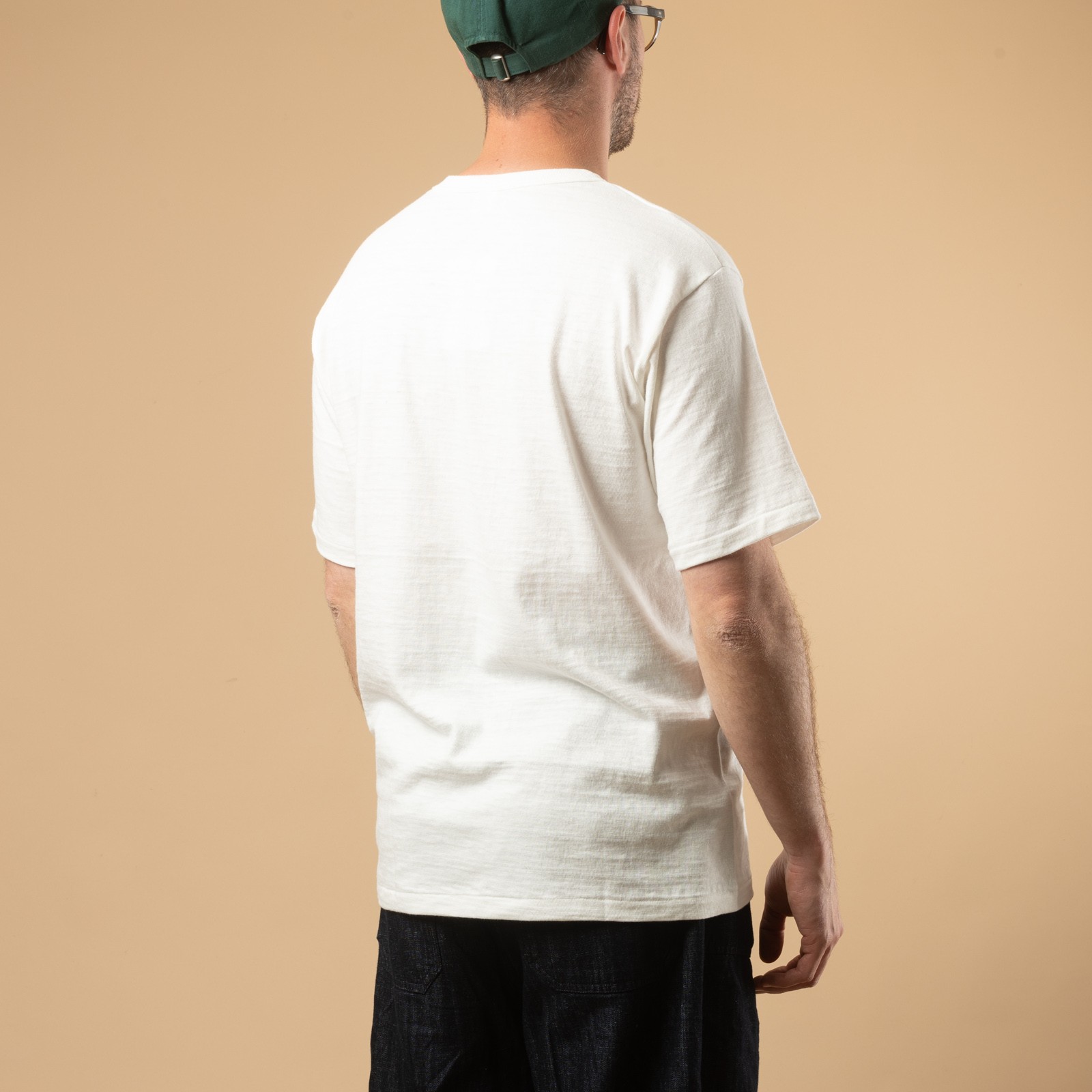 Lot 4601 Henley Neck T-Shirt Off White