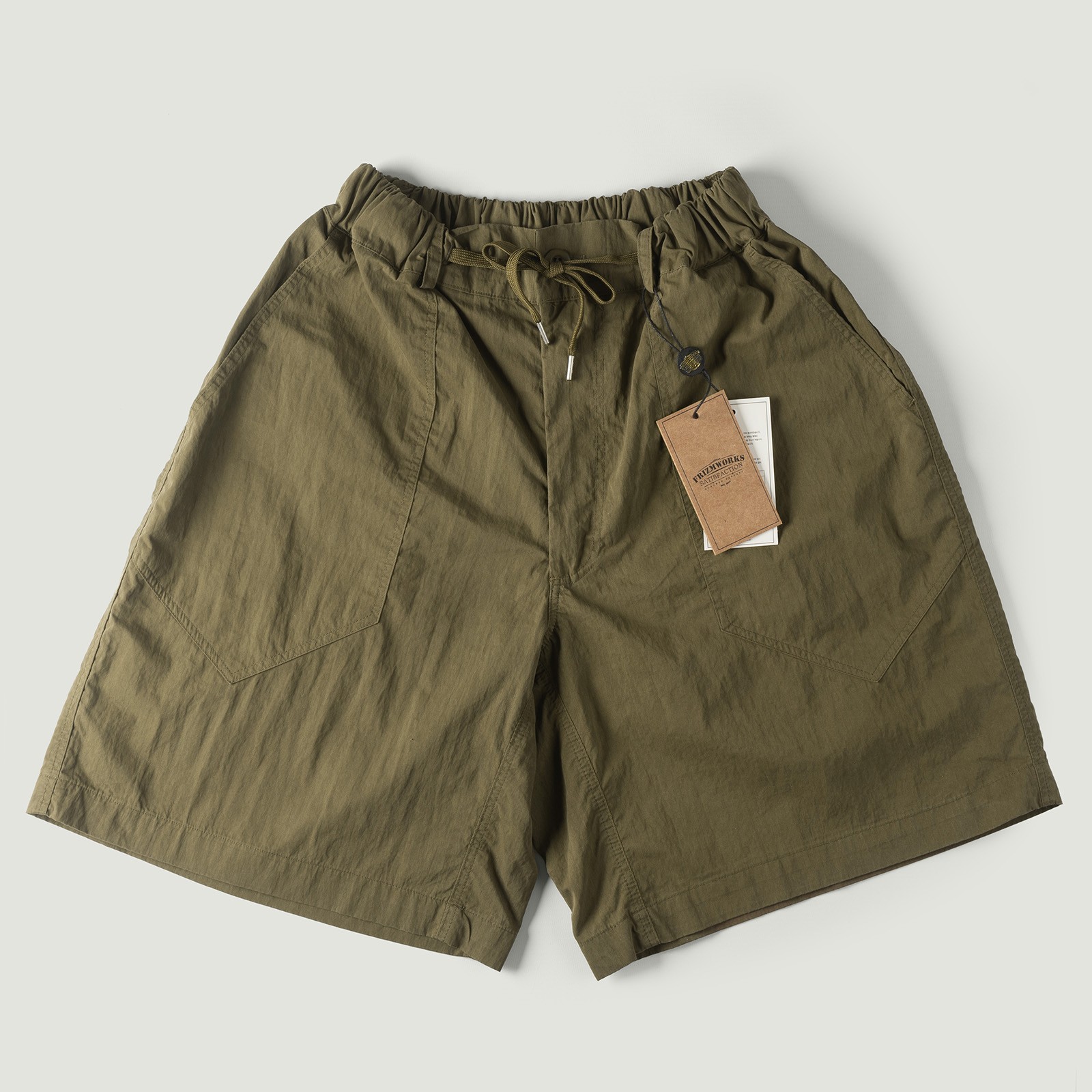 Cotton/Nylon Fatigue Shorts Olive