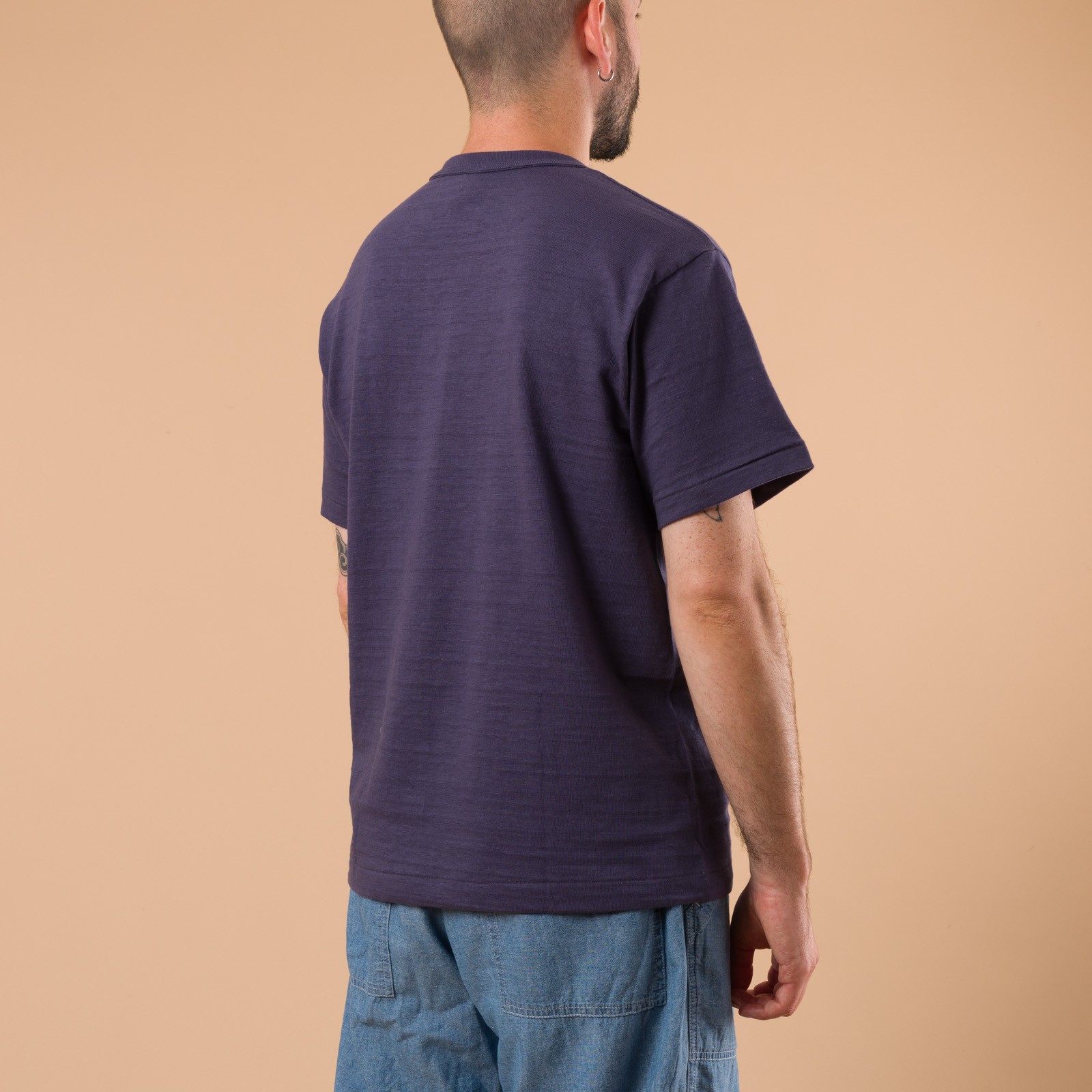 Lot 4601 No Print T-Shirt Navy