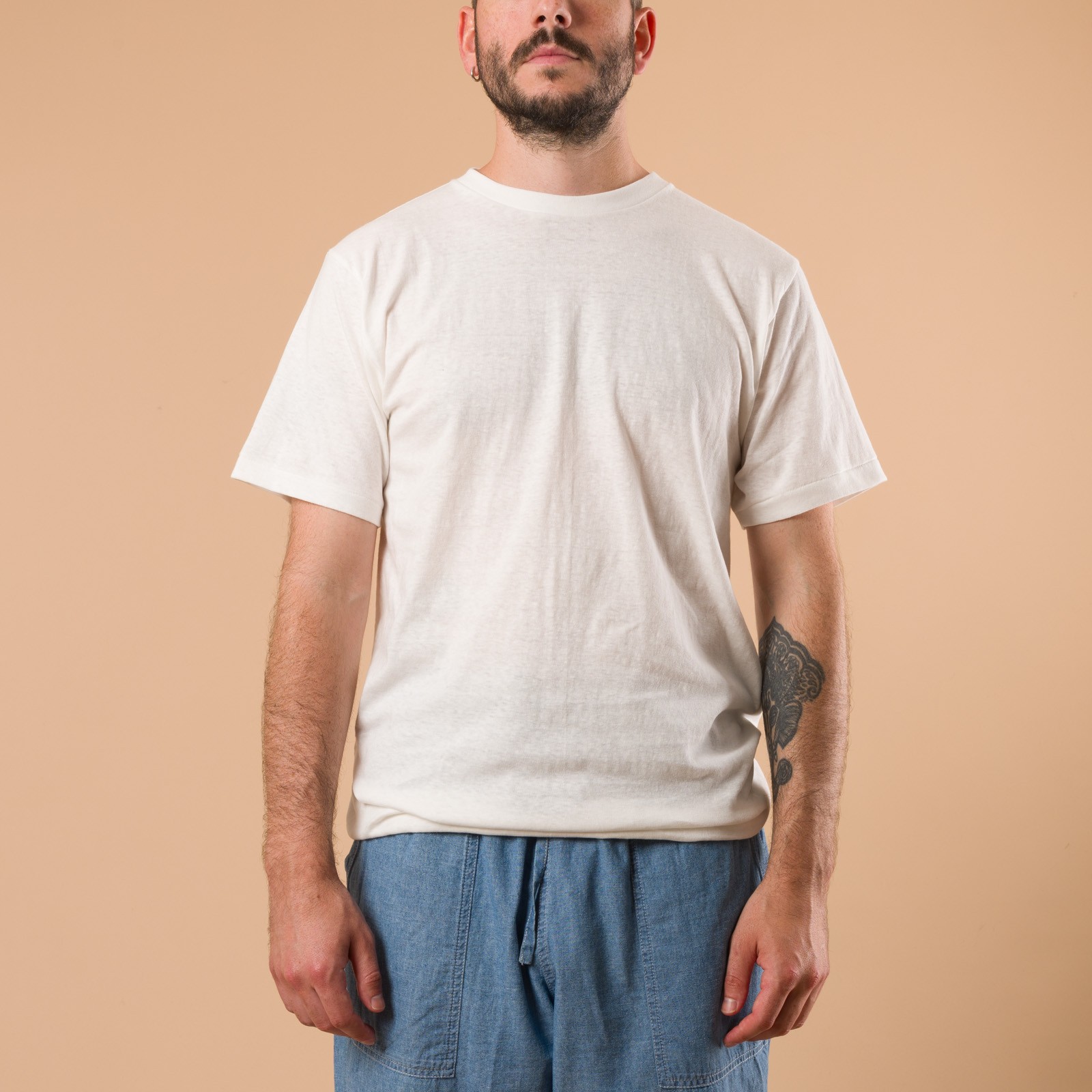 Image-Flâneurs_DUBBLE WORKS / Recycled Cotton 2pack Tee Off White_de-face
