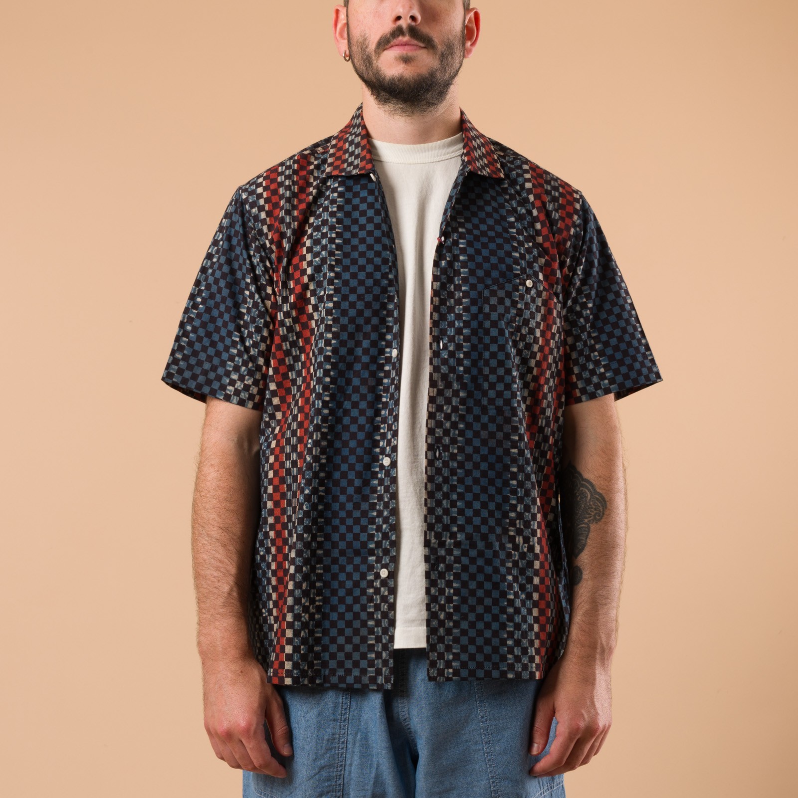 Image-Flâneurs_KARDO x FLANEURS / S/S Shirt Ajrakh AJK22_de-face
