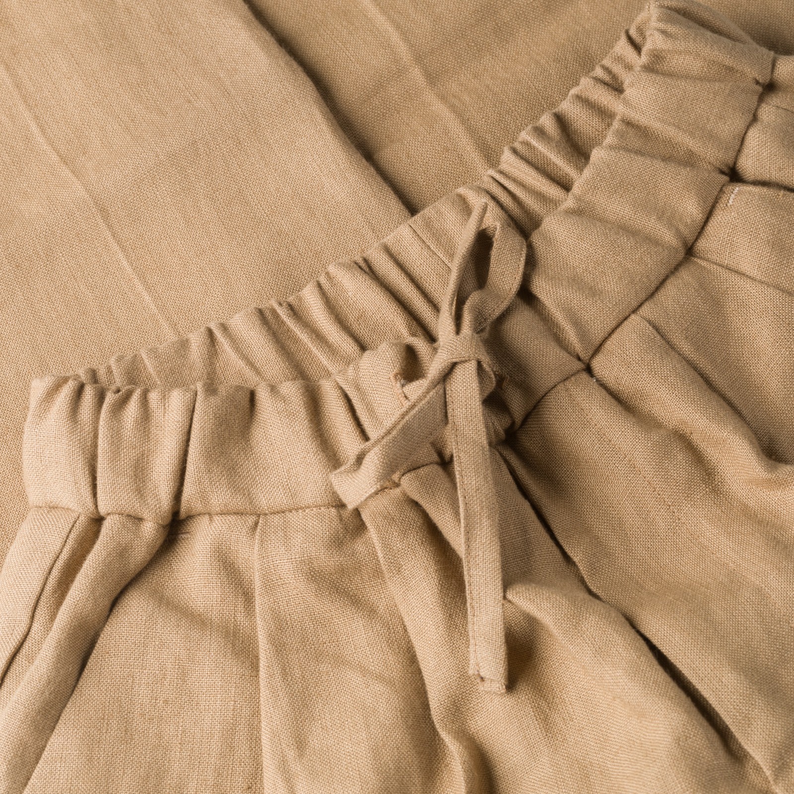 INFORMALE x FLÂNEURS / T005 Linen Drawstring Trouser Mushroom