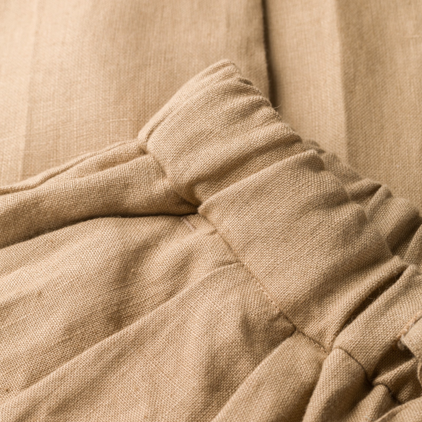 INFORMALE x FLÂNEURS / T005 Linen Drawstring Trouser Mushroom