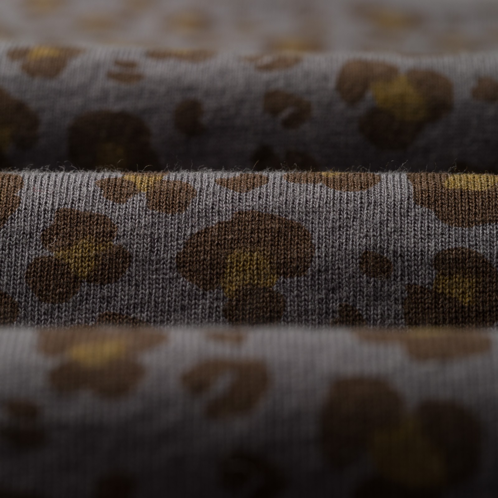 Image-Flâneurs-GOOD ON / Leopard Short Sleeve Crew T-Shirt Charcoal_détail-1