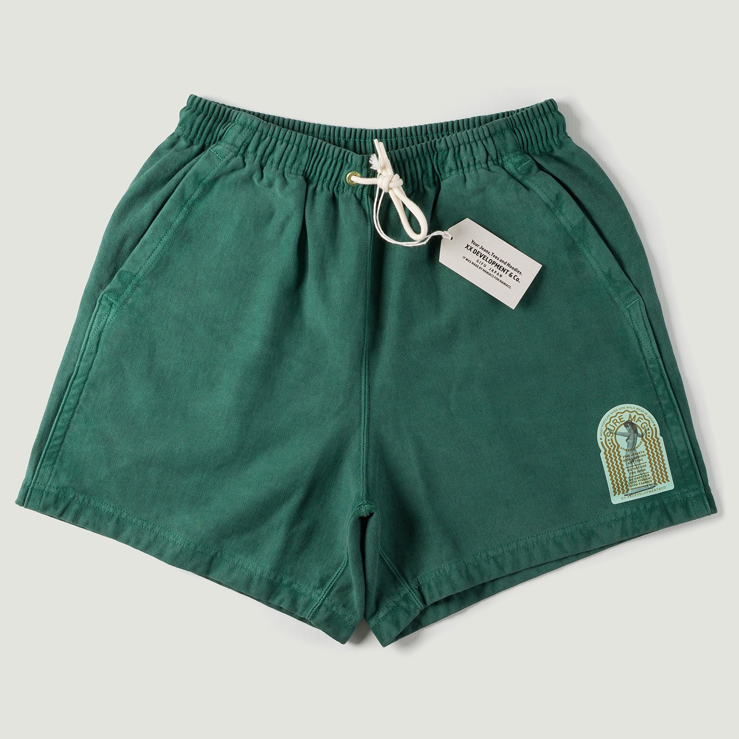 Vignettes image flâneurs veste XX DEVELOPMENT Super Tuck Shorts Regular Green Green