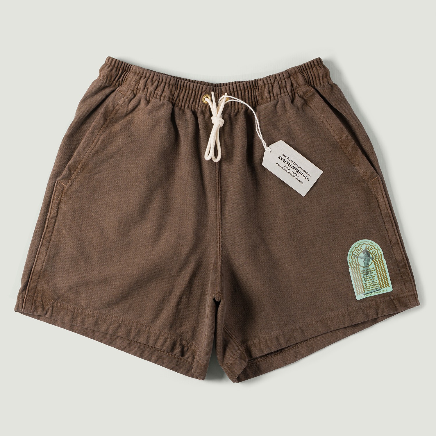 Vignettes image flâneurs veste XX DEVELOPMENT Super Tuck Shorts Regular Bison Brown