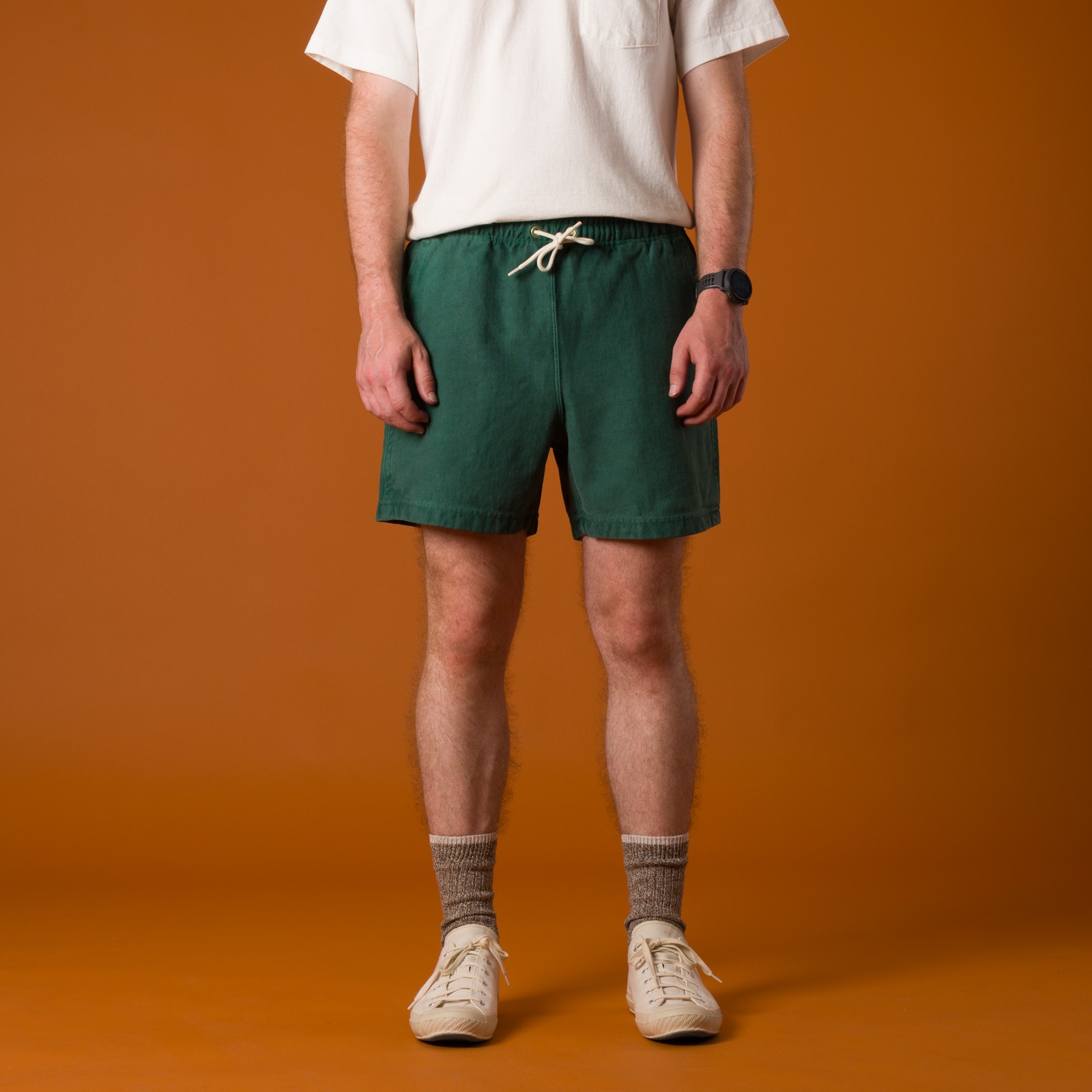 image flâneurs veste XX DEVELOPMENT Super Tuck Shorts Regular Green Green_de-face