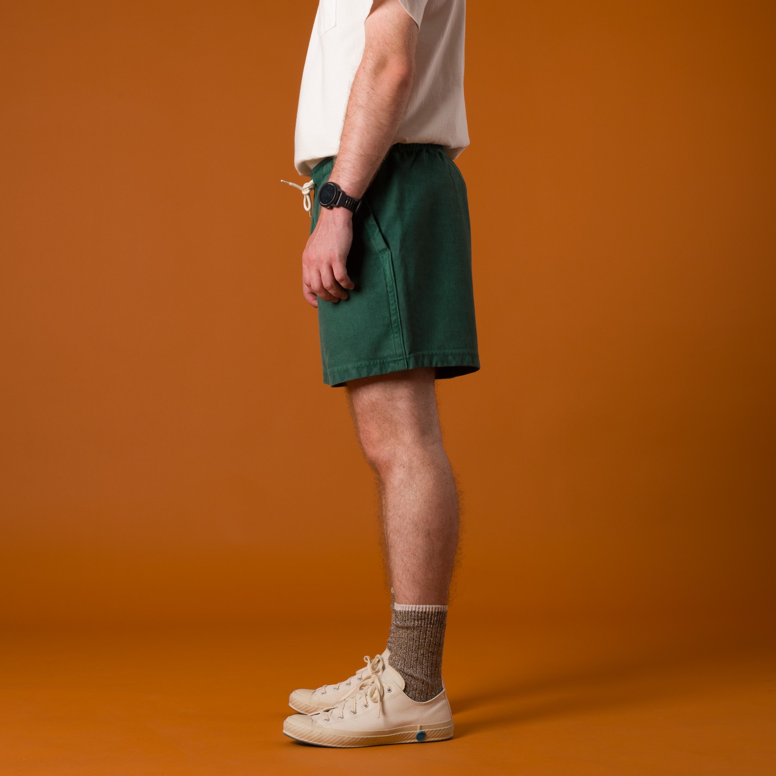 image flâneurs veste XX DEVELOPMENT Super Tuck Shorts Regular Green Green_de-profil