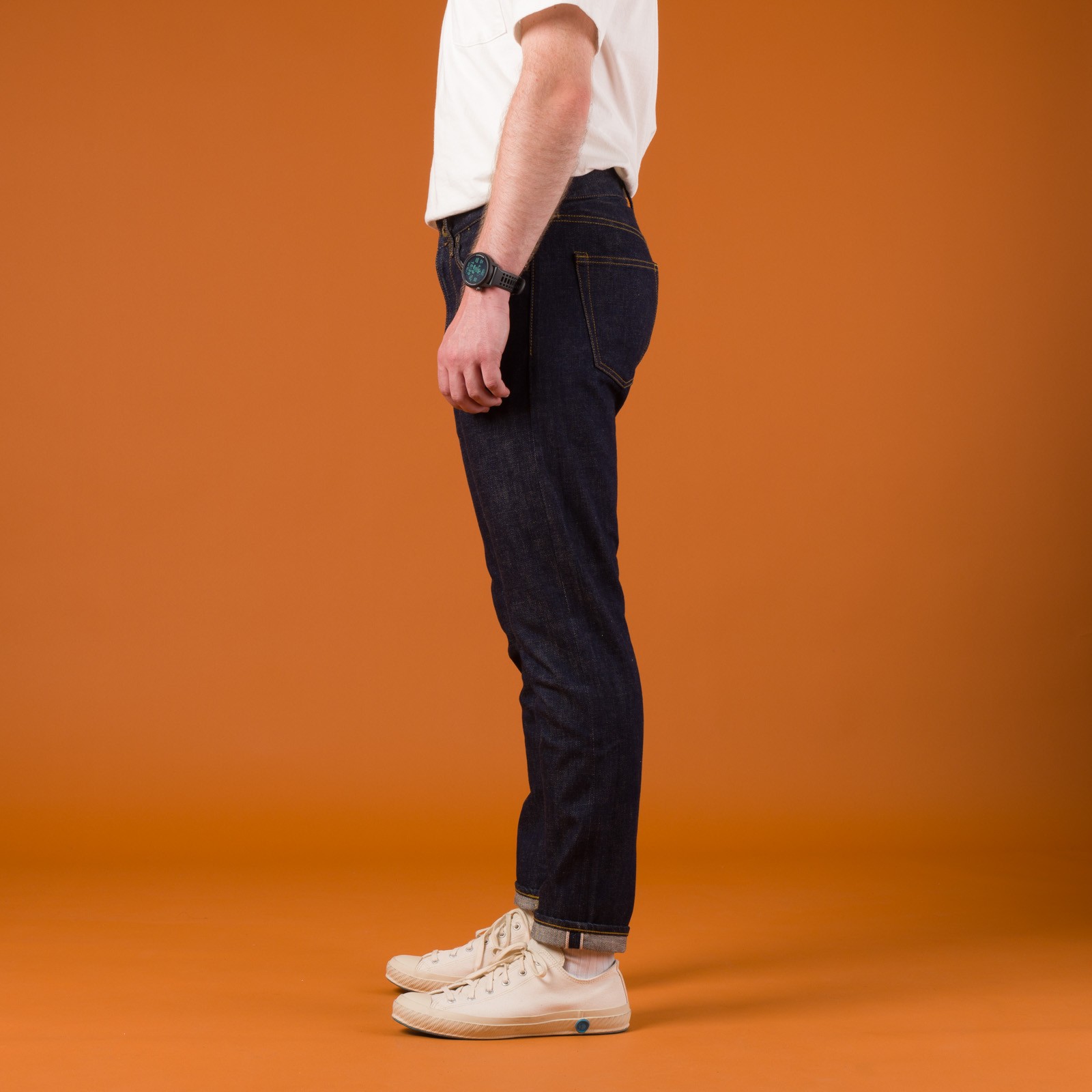 Image-Flâneurs-JAPAN BLUE JEANS / J204 Tapered Fit 12,5oz_de-profil