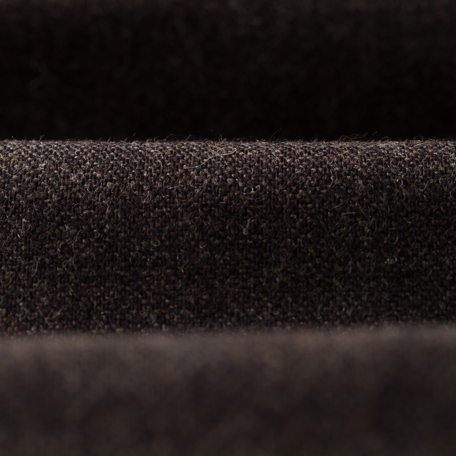 Upcycled It Tweed Pleated Track Pant Brown