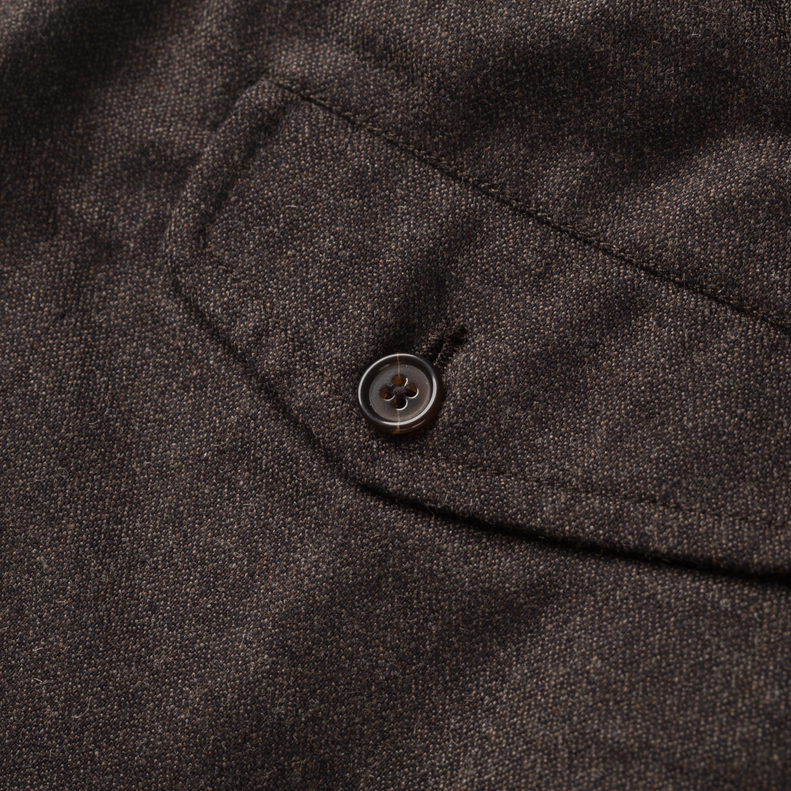 Upcycled It Tweed Pleated Track Pant Brown