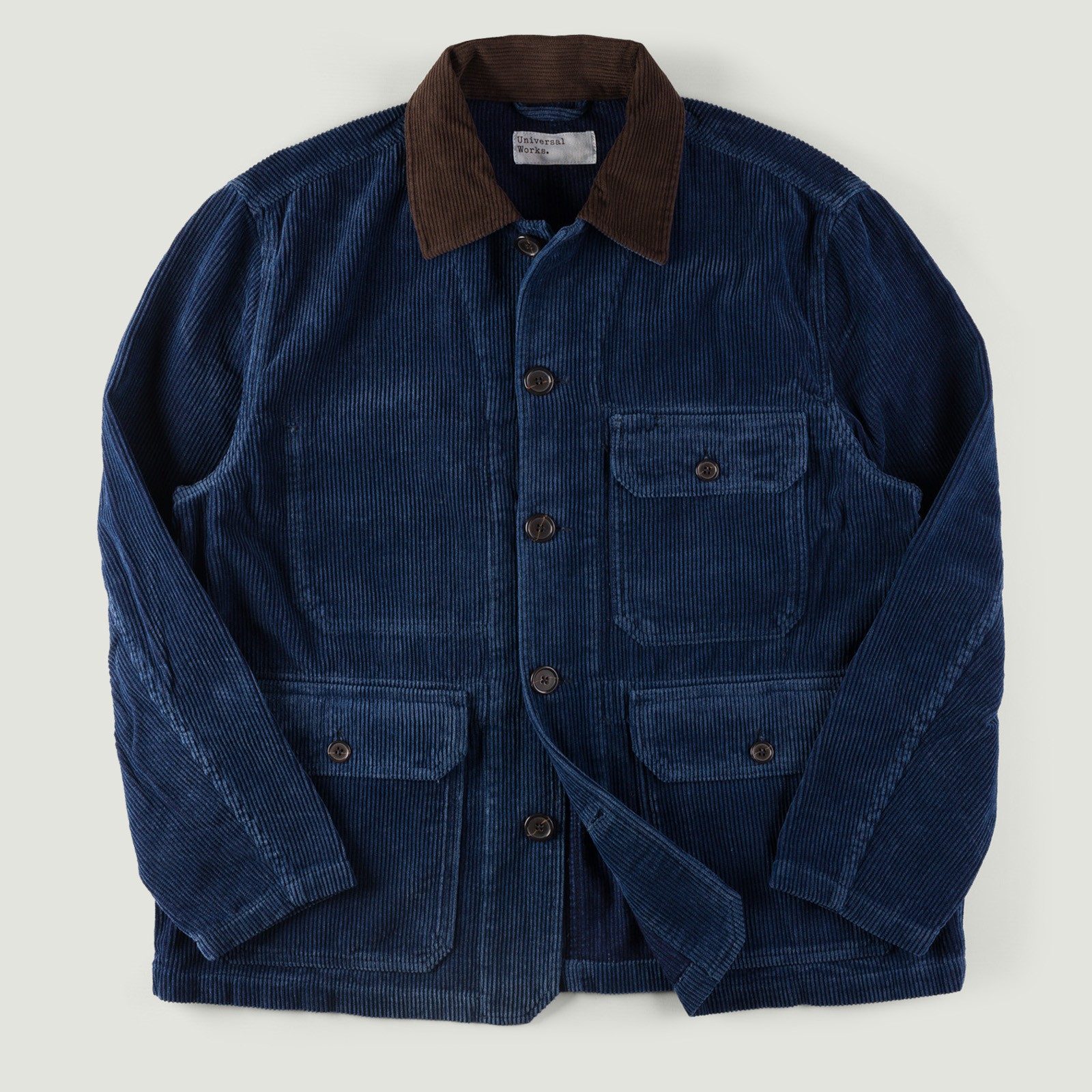 Image-Flâneurs_UNIVERSAL WORKS / Recycled Cord Utility Jacket Indigo_Vignette