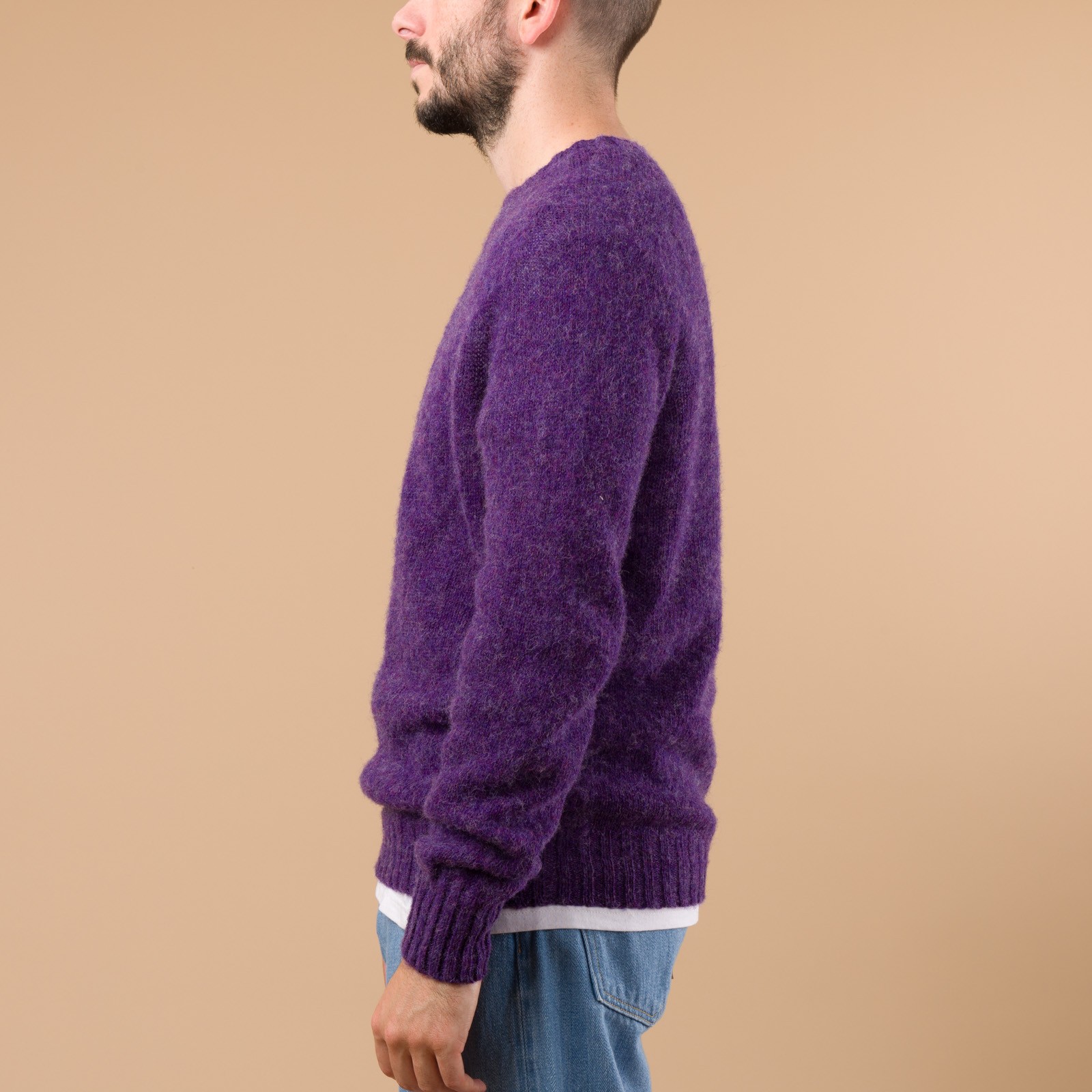 Harley Of Scotland X Flâneurs Shaggy Crew Neck Sweater Rave