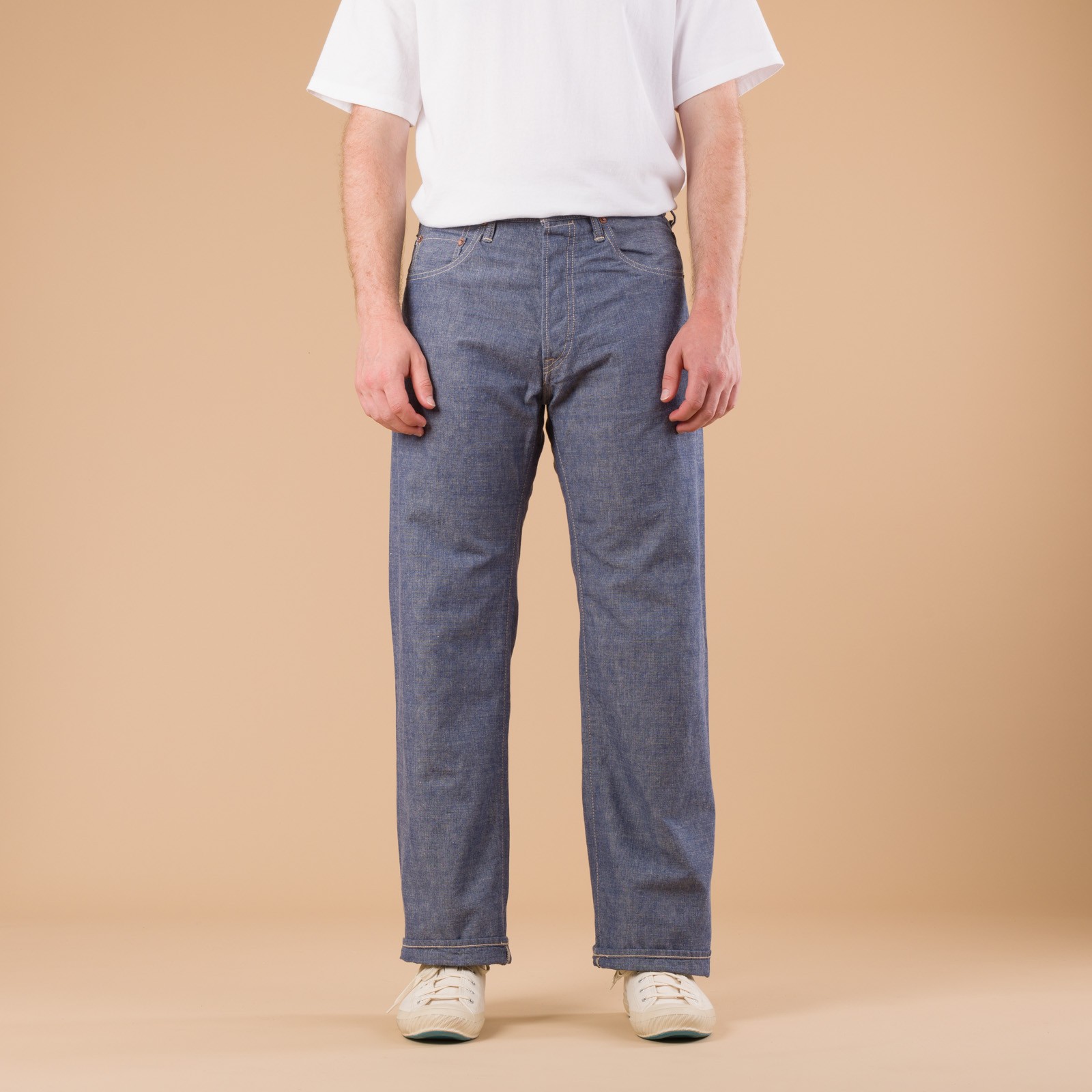 200-HCSV 8oz Selvedge Chambray Wide Straight