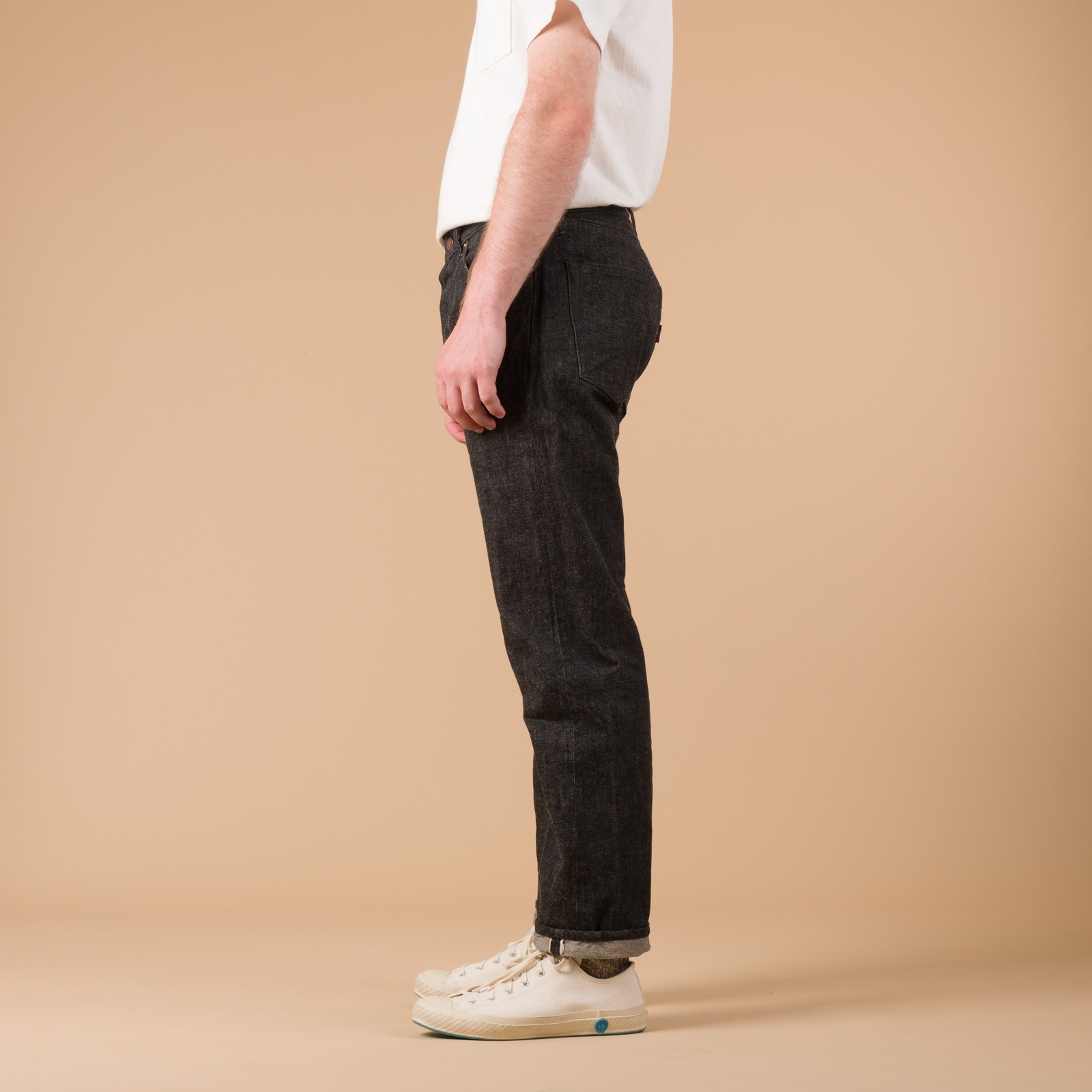 Image-Flâneurs_DENIME / Lot 224-66B Model 66 Black Denim_de-profil