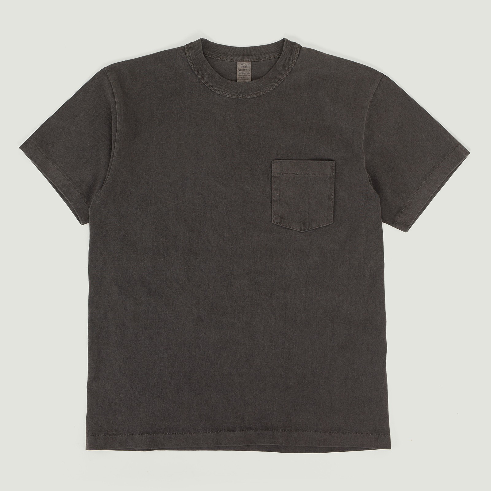 "SURE MFG" 7.5oz Pocket Short Sleeve Tee Black