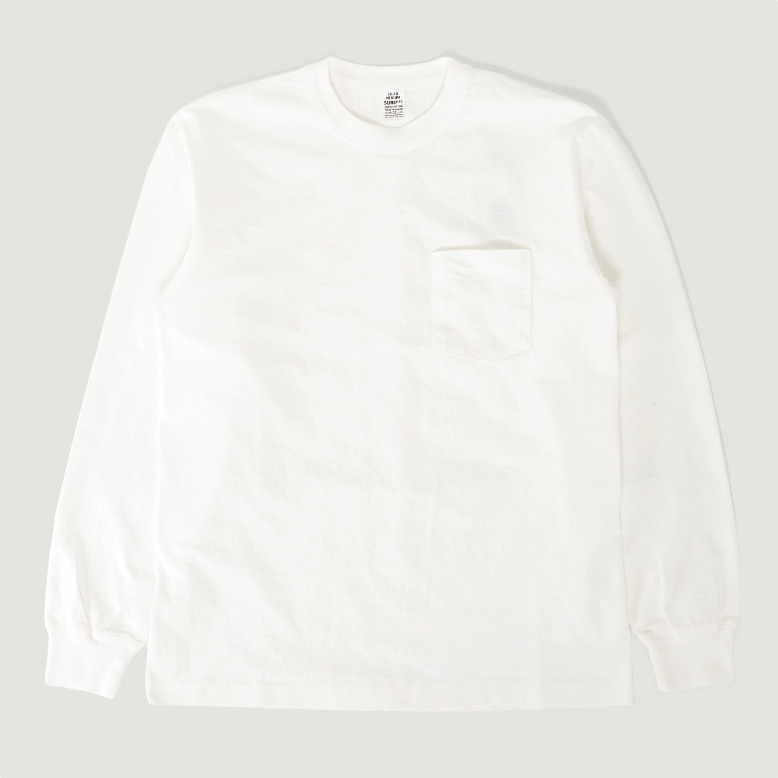 XX DEVELOPMENT flâneurs SURE MFG 7,5oz Pocket LS Tee off white 3