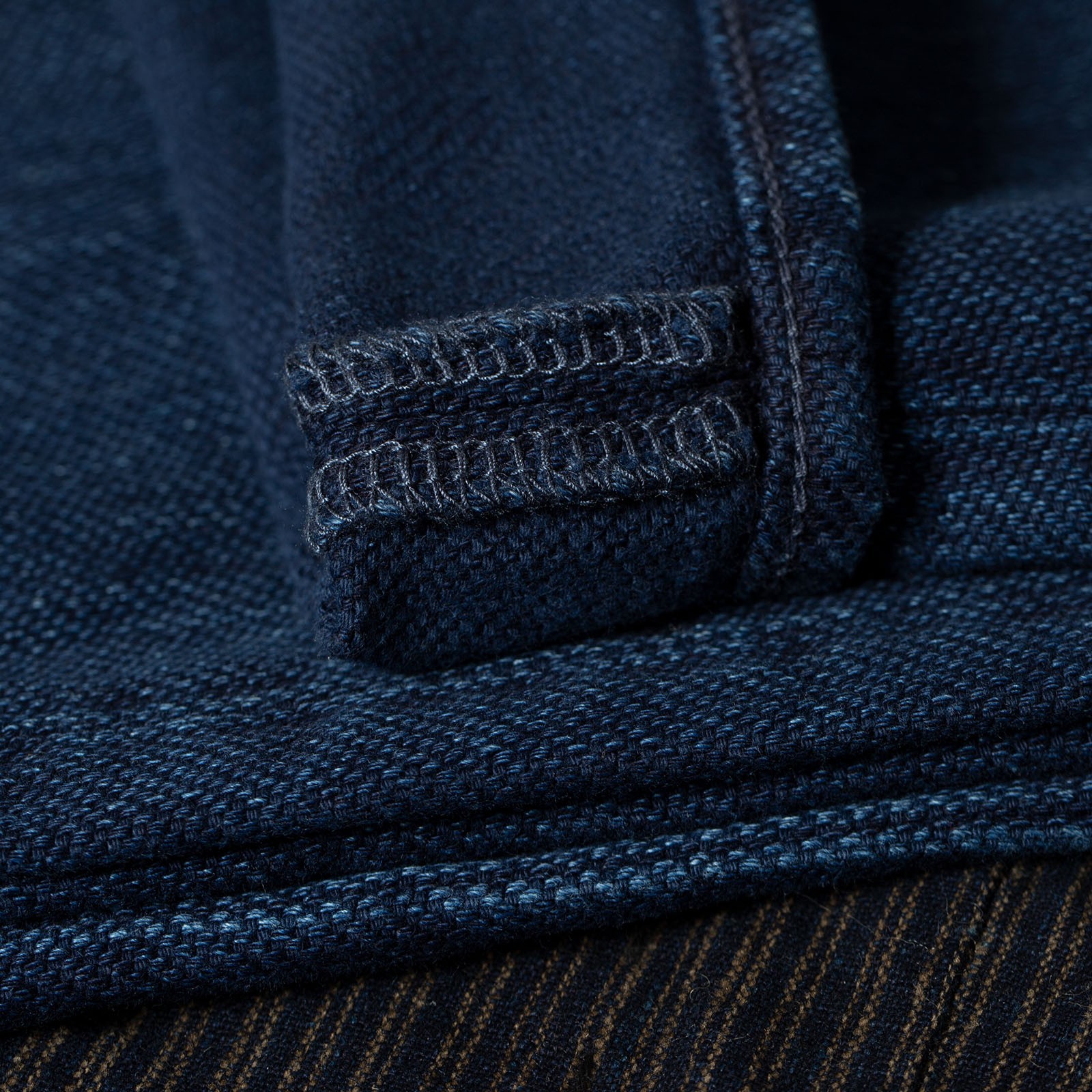 oni x flaneurs detail indigo biowash id