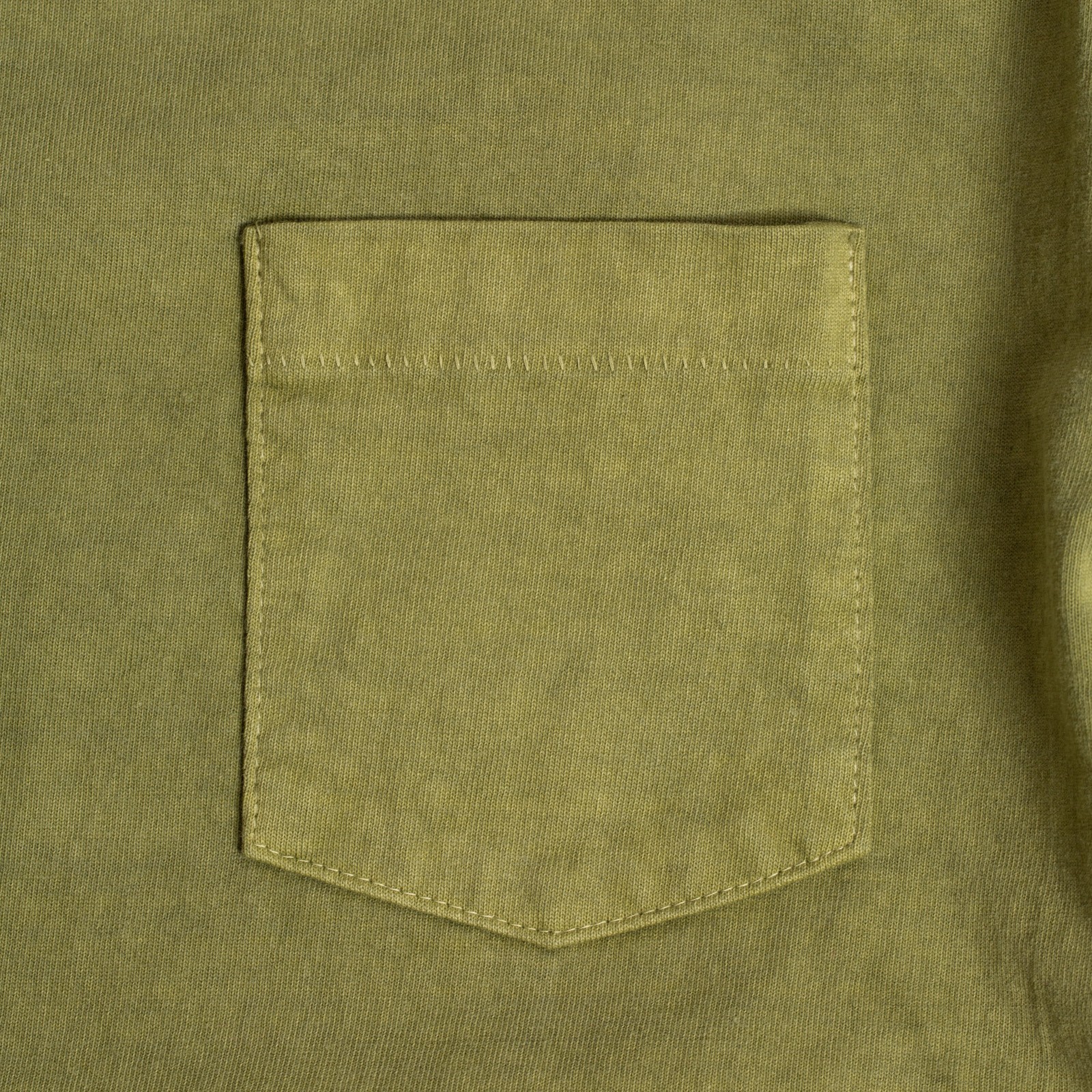 "SURE MFG" 7.5oz Pocket Long Sleeve Tee in Mods Green