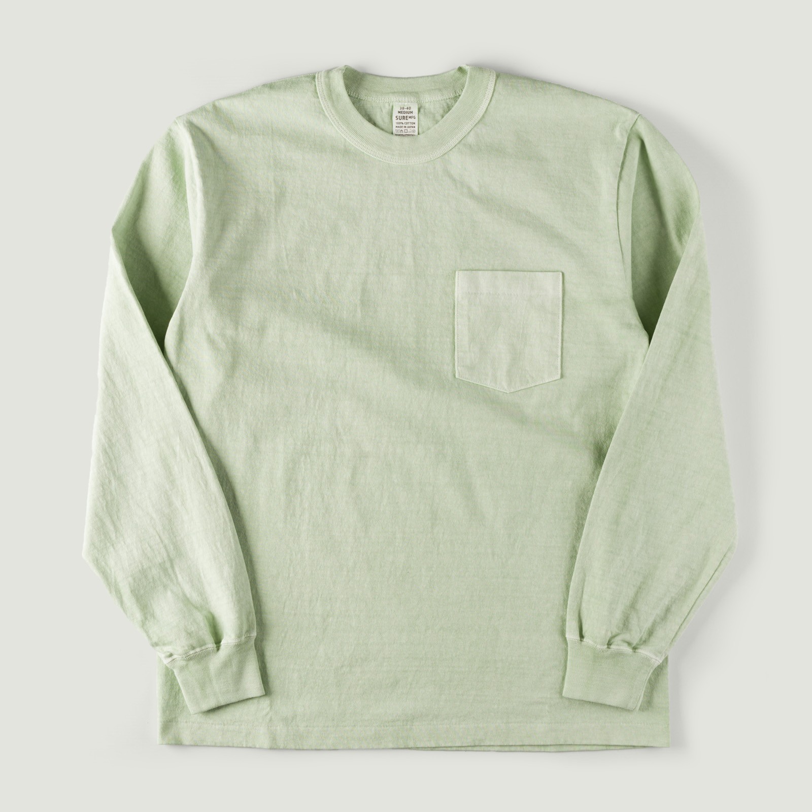 Image-Flâneurs_XX DEVELOPMENT / "SURE MFG" 7,5oz Pocket L/S Tee Mojito_Vignette