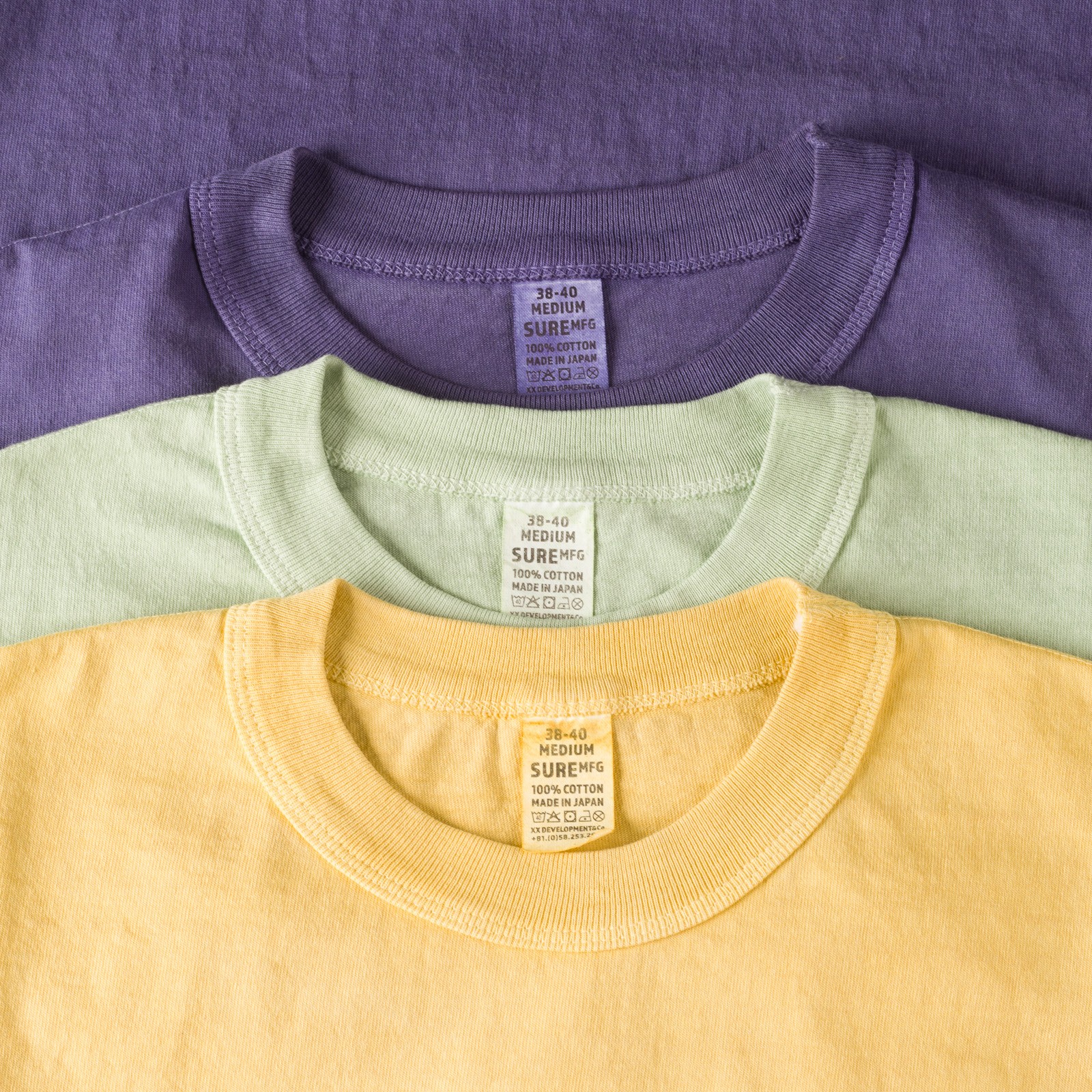 Image-Flâneurs_XX DEVELOPMENT / "SURE MFG" 7,5oz Pocket S/S Tee Mello Yello_detail-4