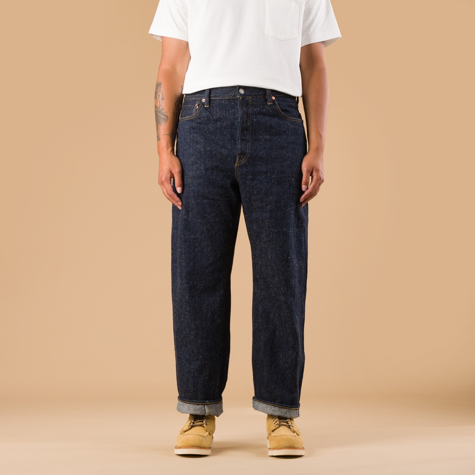 0812 16oz Nep Denim Loose Fit Jeans