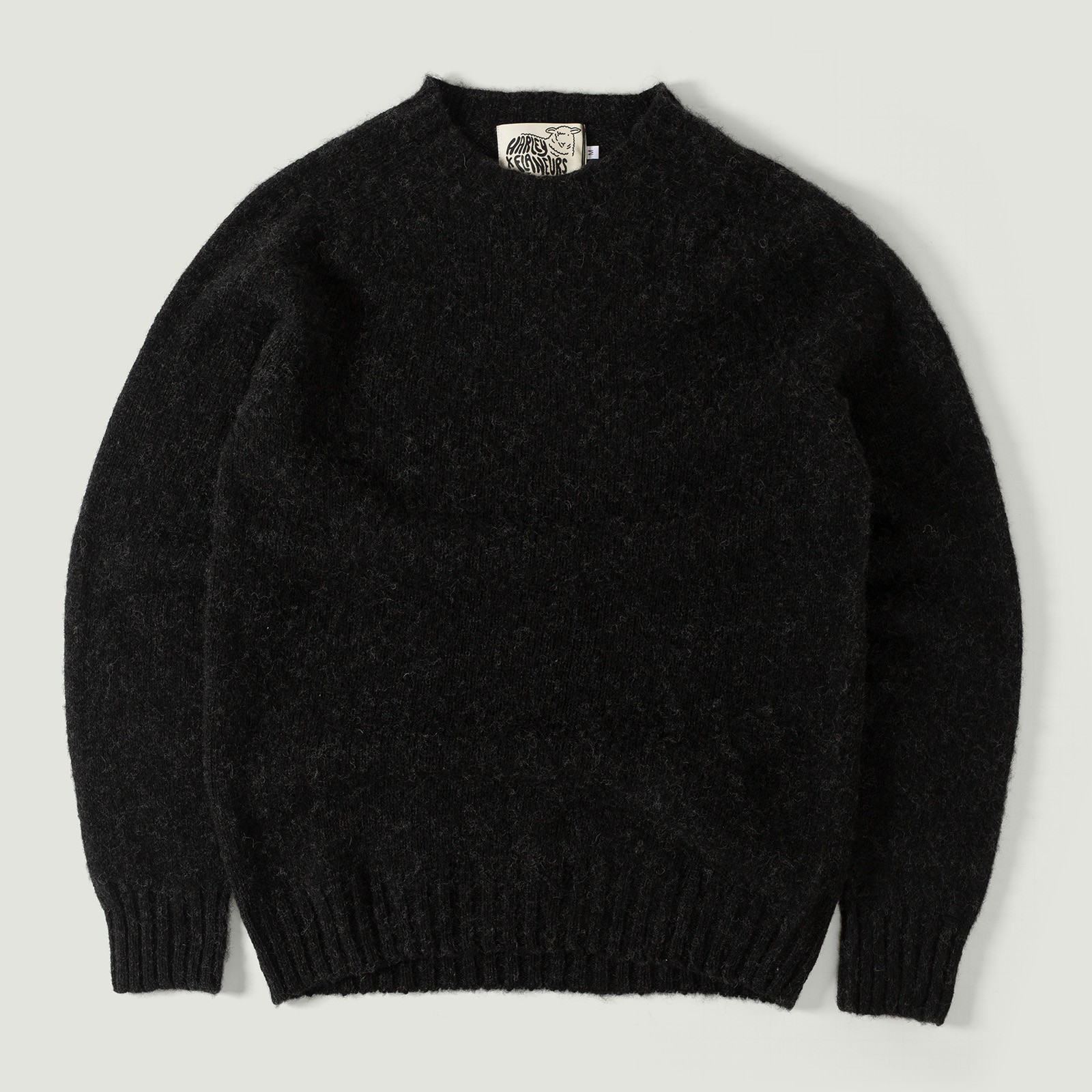 image vignette Pull Harley Of Scotland X Flâneurs Shaggy Crew Neck Sweater Crag