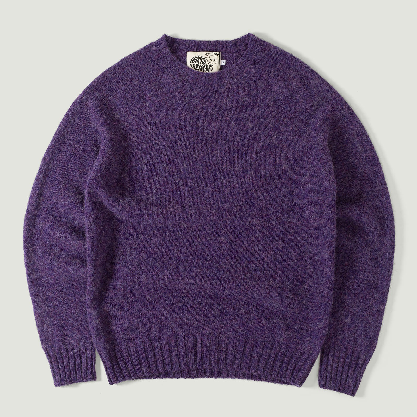 image vignette pull HARLEY OF SCOTLAND X FLANEURS shaggy Crew Neck Rave