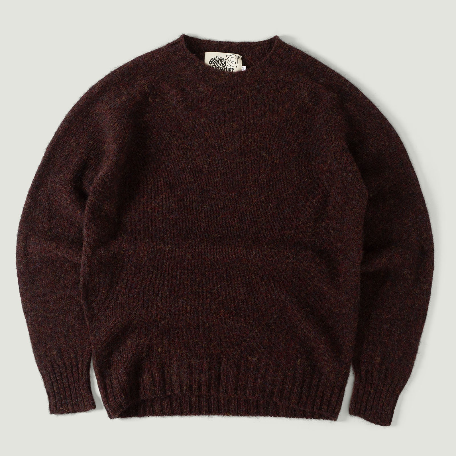 HARLEY OF SCOTLAND X FLANEURS / Shaggy Crew Neck Pheasant